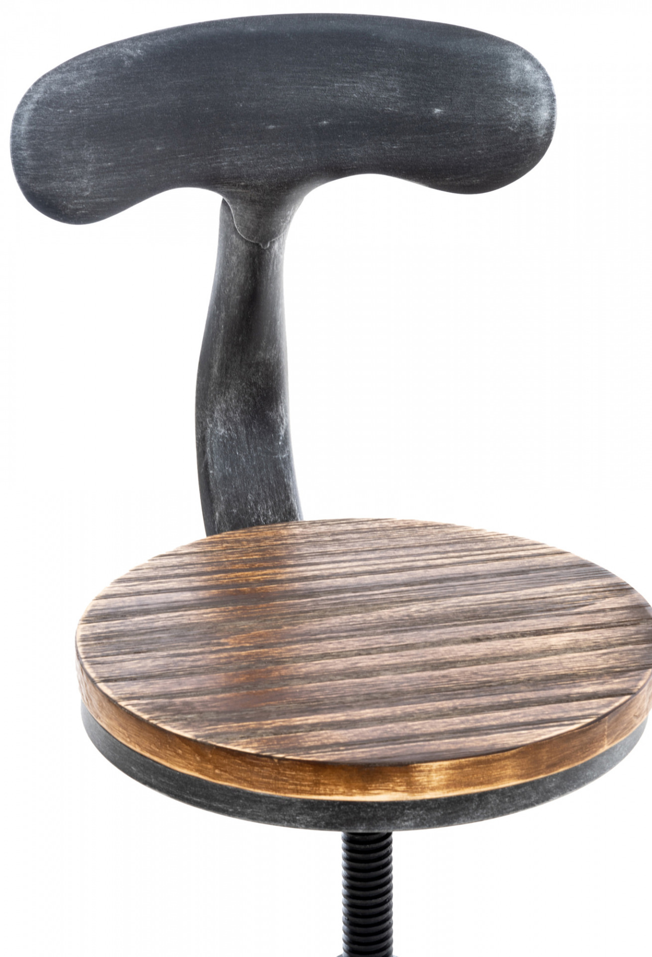 2er Set Barhocker Hanam, antik silber