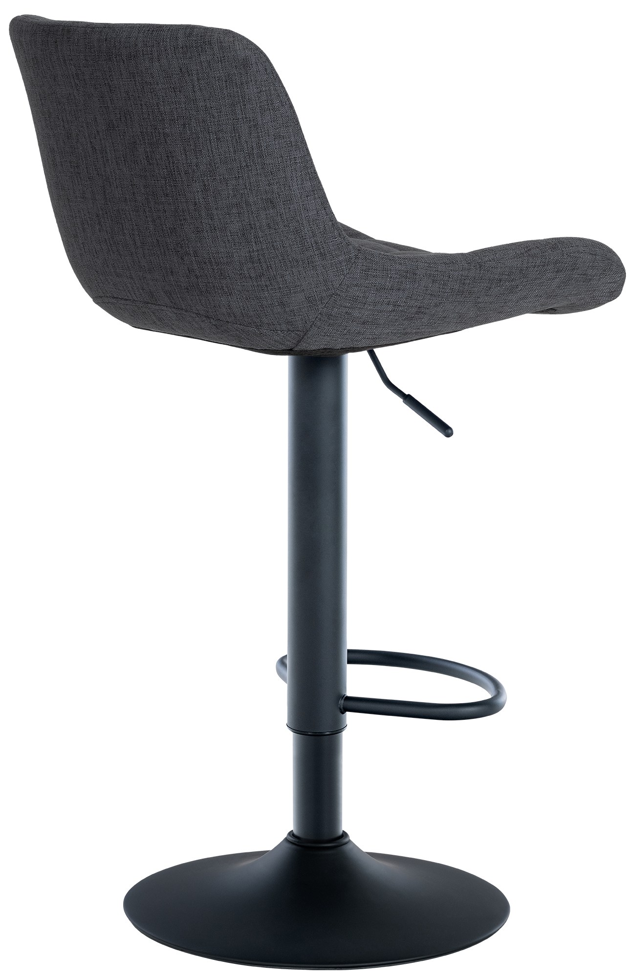 Barhocker Tover Stoff, schwarz