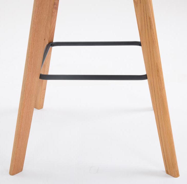 2er Set Barhocker Metz Kunstleder natura, braun