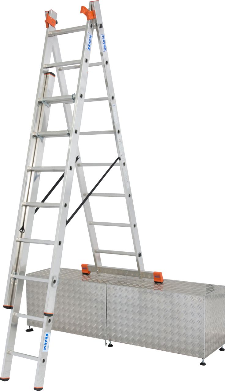 MONTO Sprossen-Vielzweckleiter Tribilo, treppengängig 3x8 Sprossen