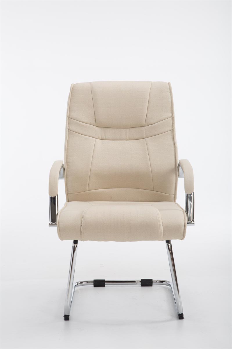 Besucherstuhl Attila Stoff, creme