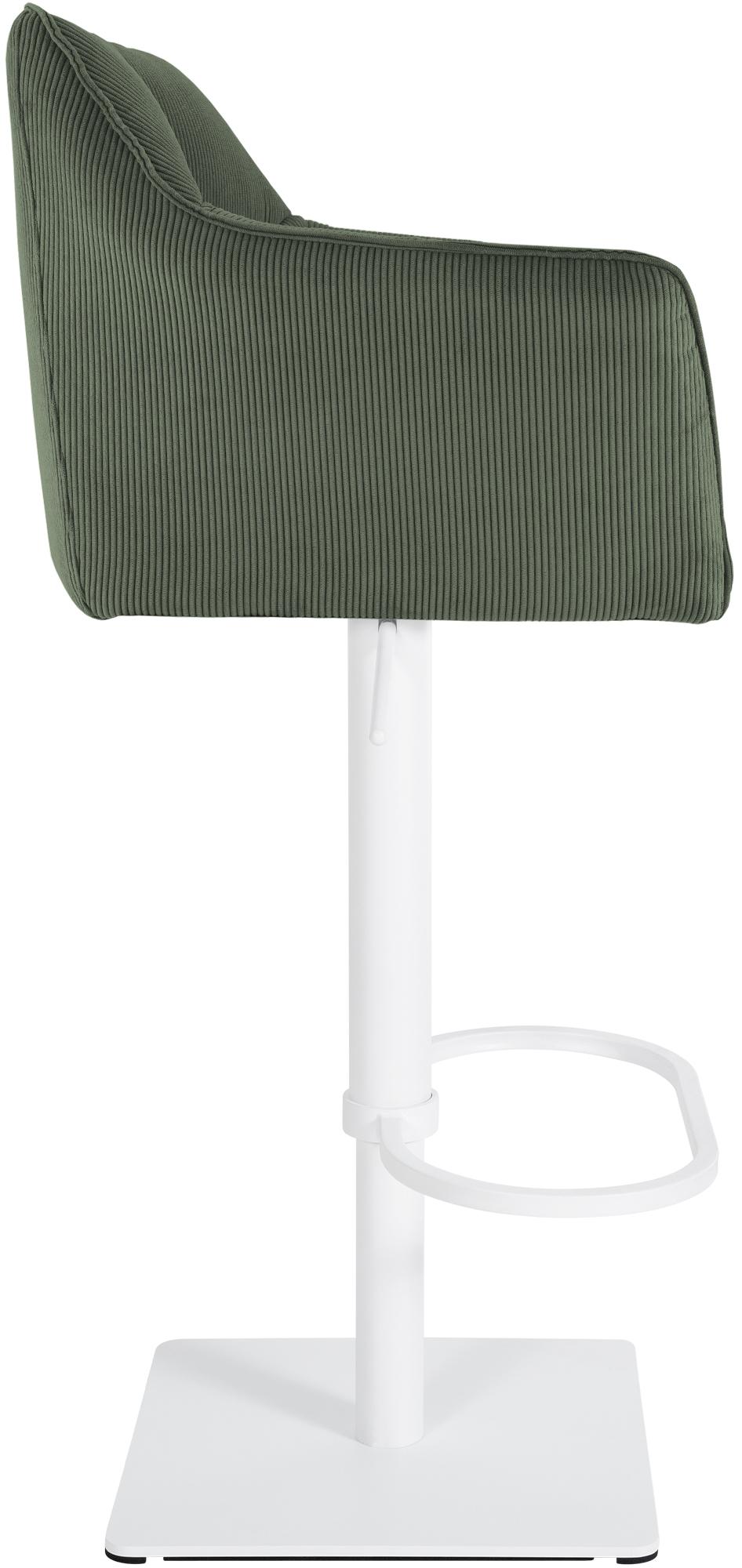 Barhocker Damaso W Cord, grün