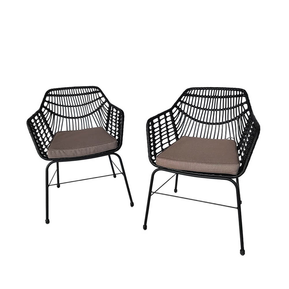 Gartenstuhl inkl. Sitzkissen TARA - 10er Set