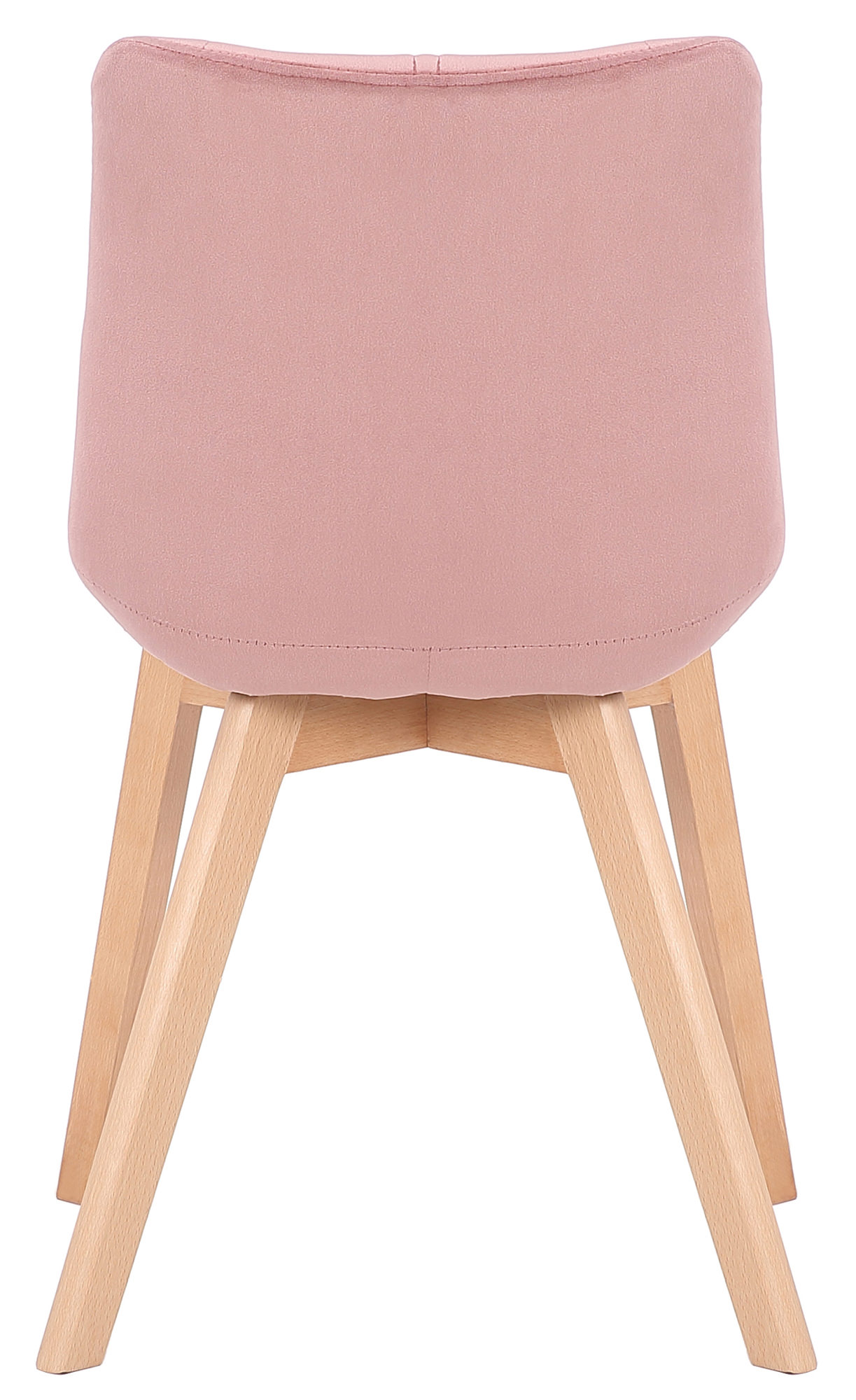2er Set Esszimmerstühle Passaic Samt, pink