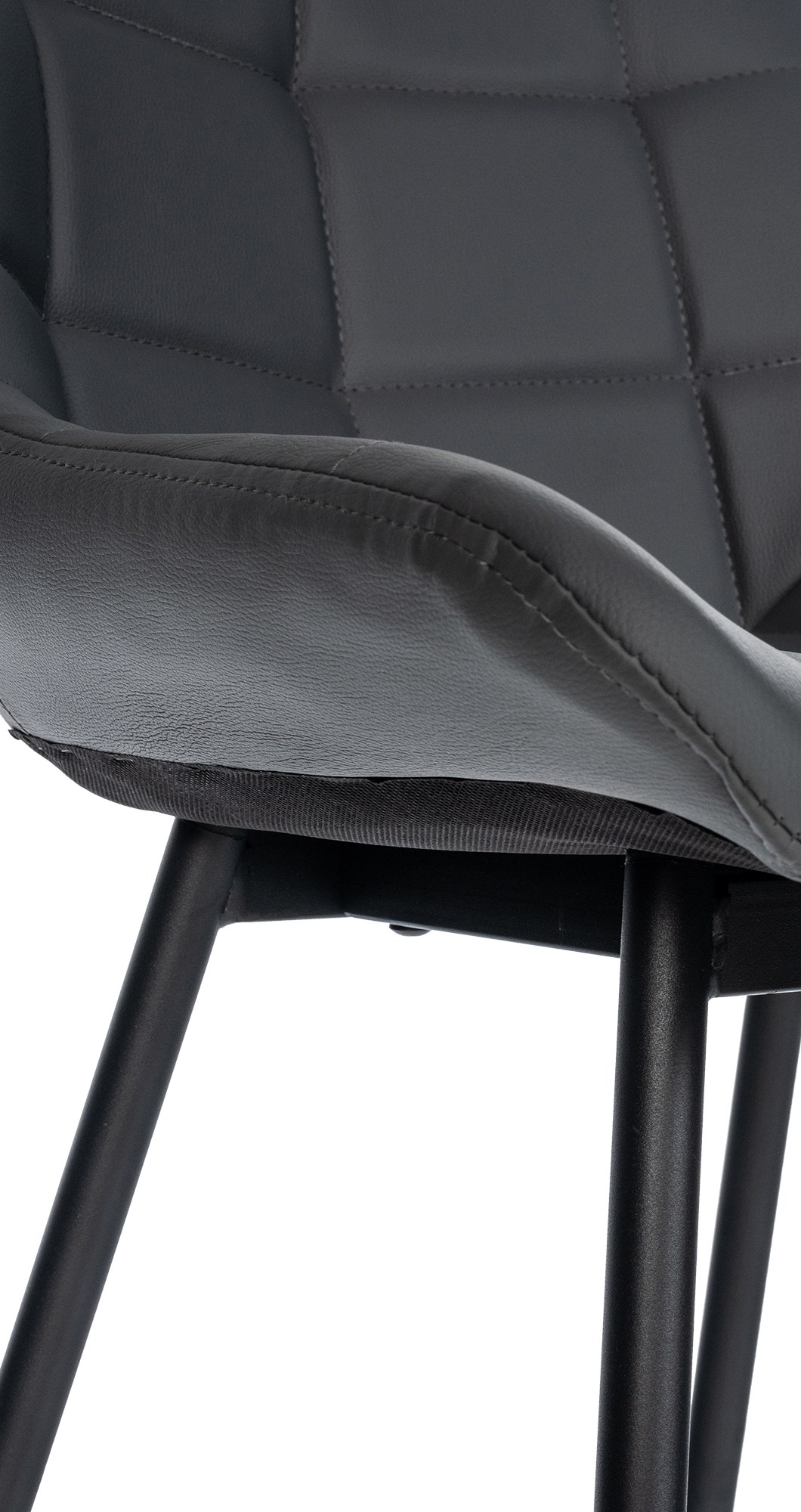 Barhocker Weston Kunstleder, grau