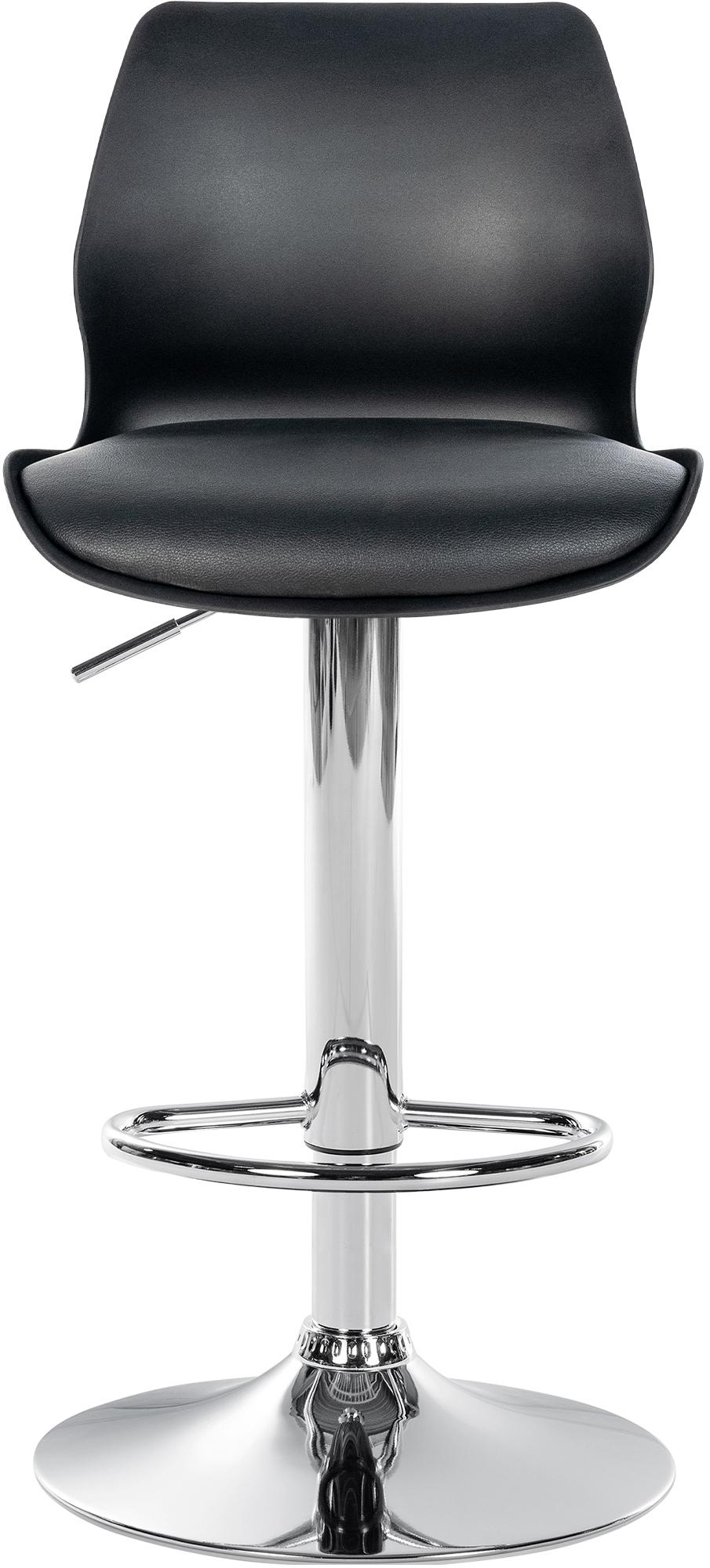 Barhocker Gilbert Kunststoff, schwarz