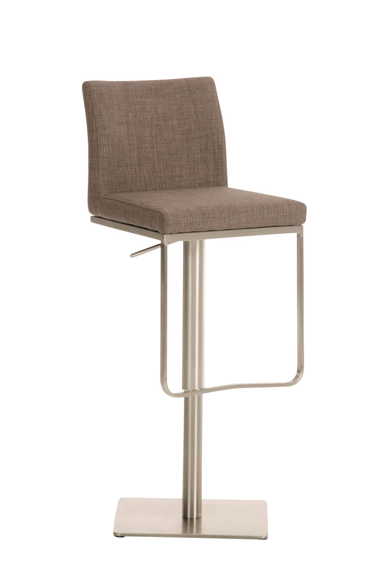 Barhocker Panama E Stoff, grau