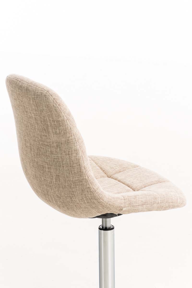 Stuhl Emil Stoff, creme