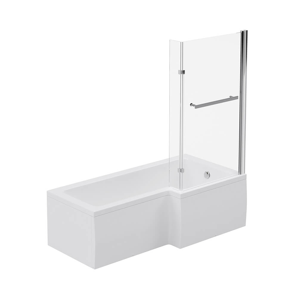 Duschbadewanne ELARA - 170 x 85 cm Links