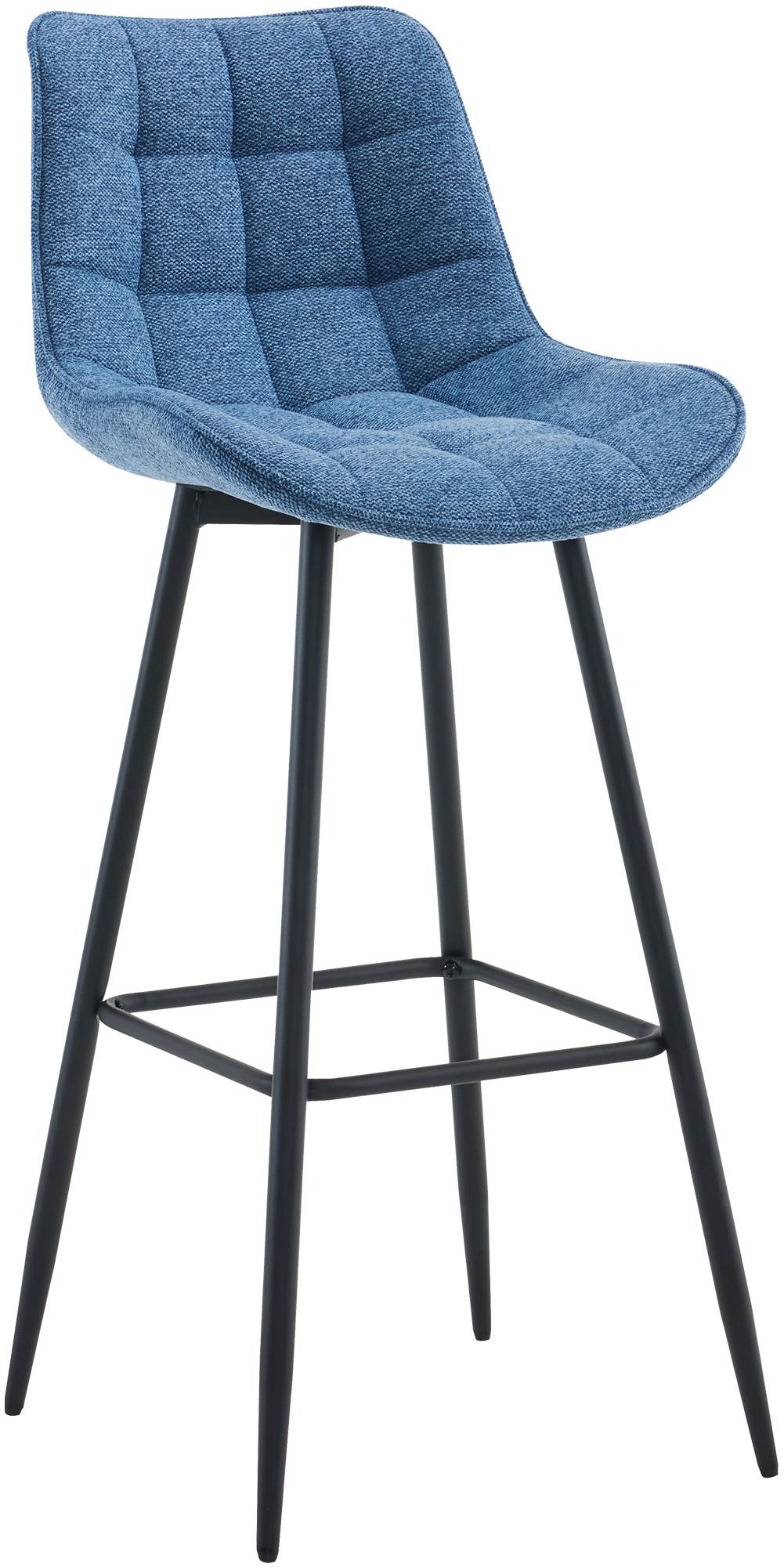 Barhocker Dartford Stoff, blau