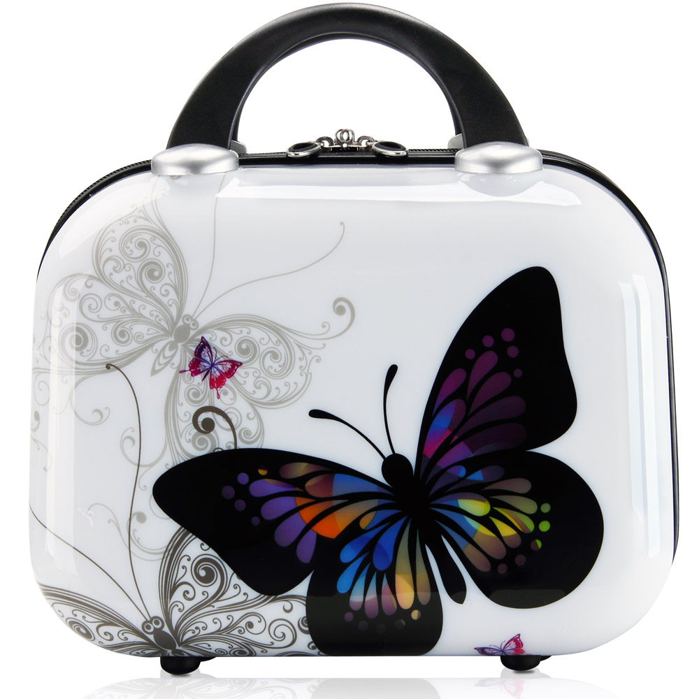 Hartschalenkoffer-Set Butterfly 3-tlg Polycarbonat