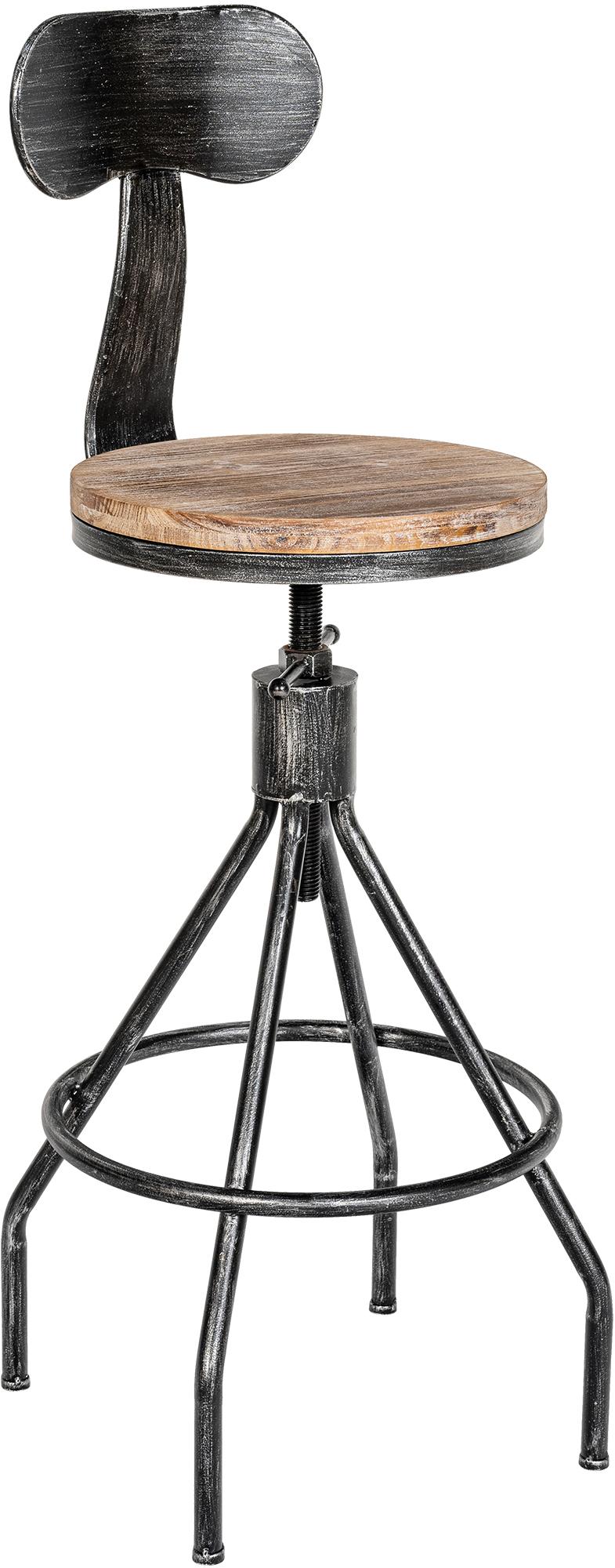 Barhocker Hanam, antik silber