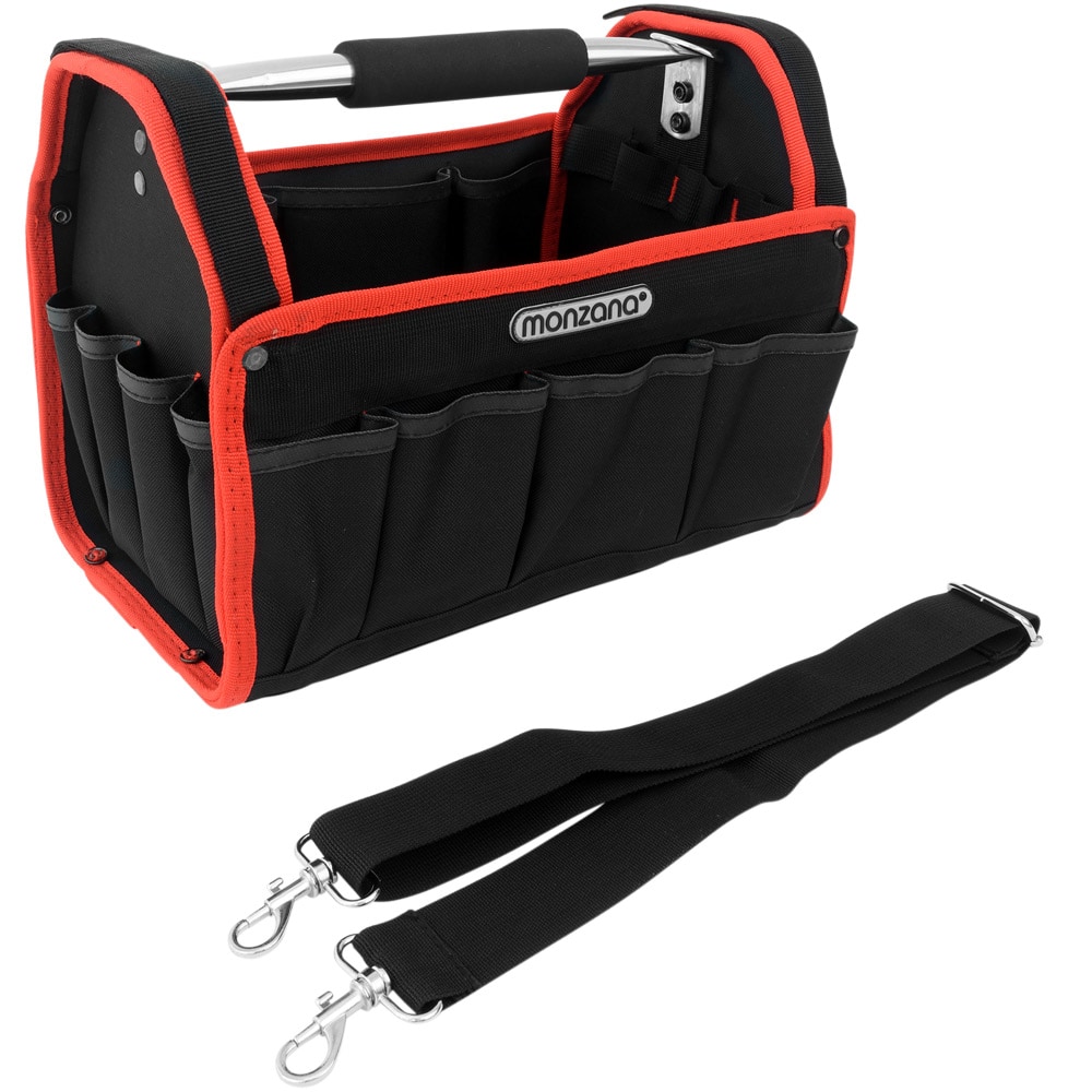 Werkzeugtasche Schwarz/Rot 33cm