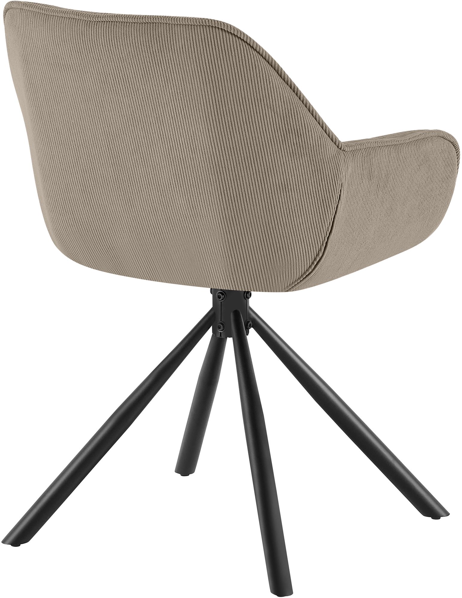 Esszimmerstuhl Rimio Cord, taupe