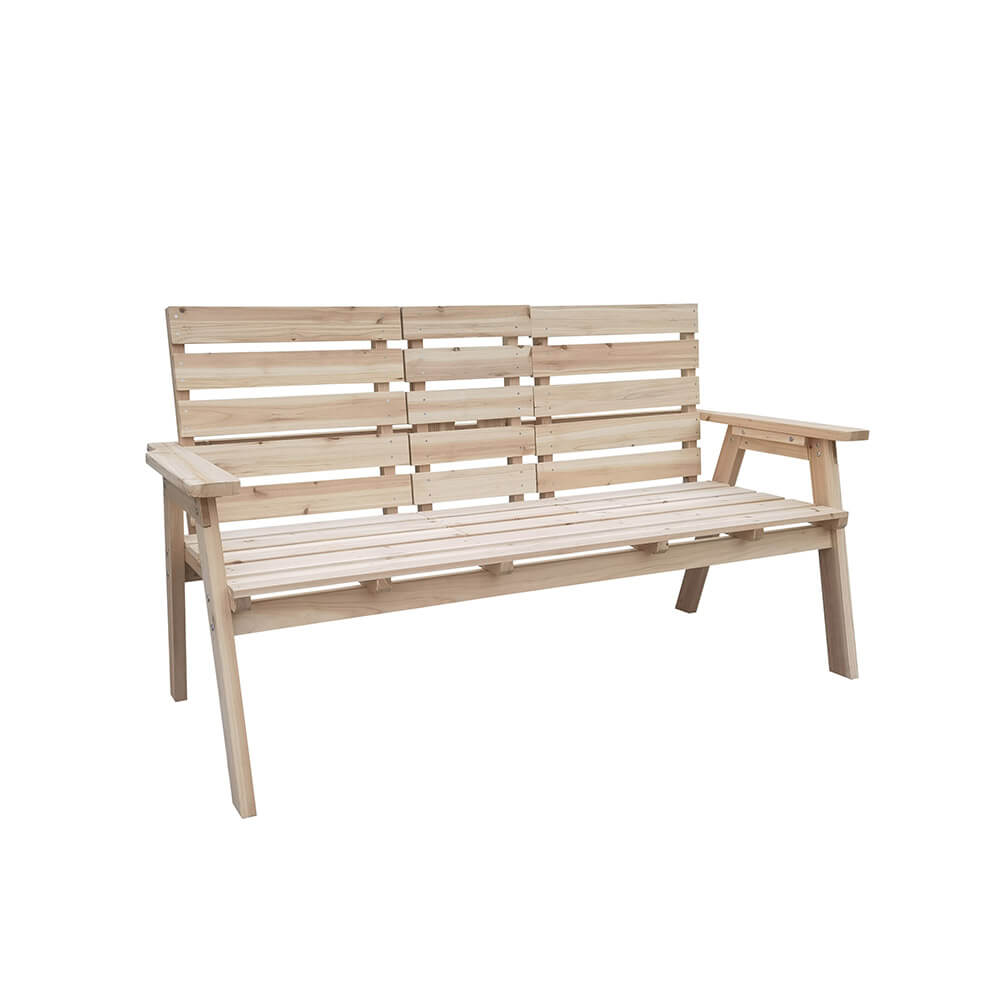 Gartenbank REYA – 2-Sitzer aus Holz