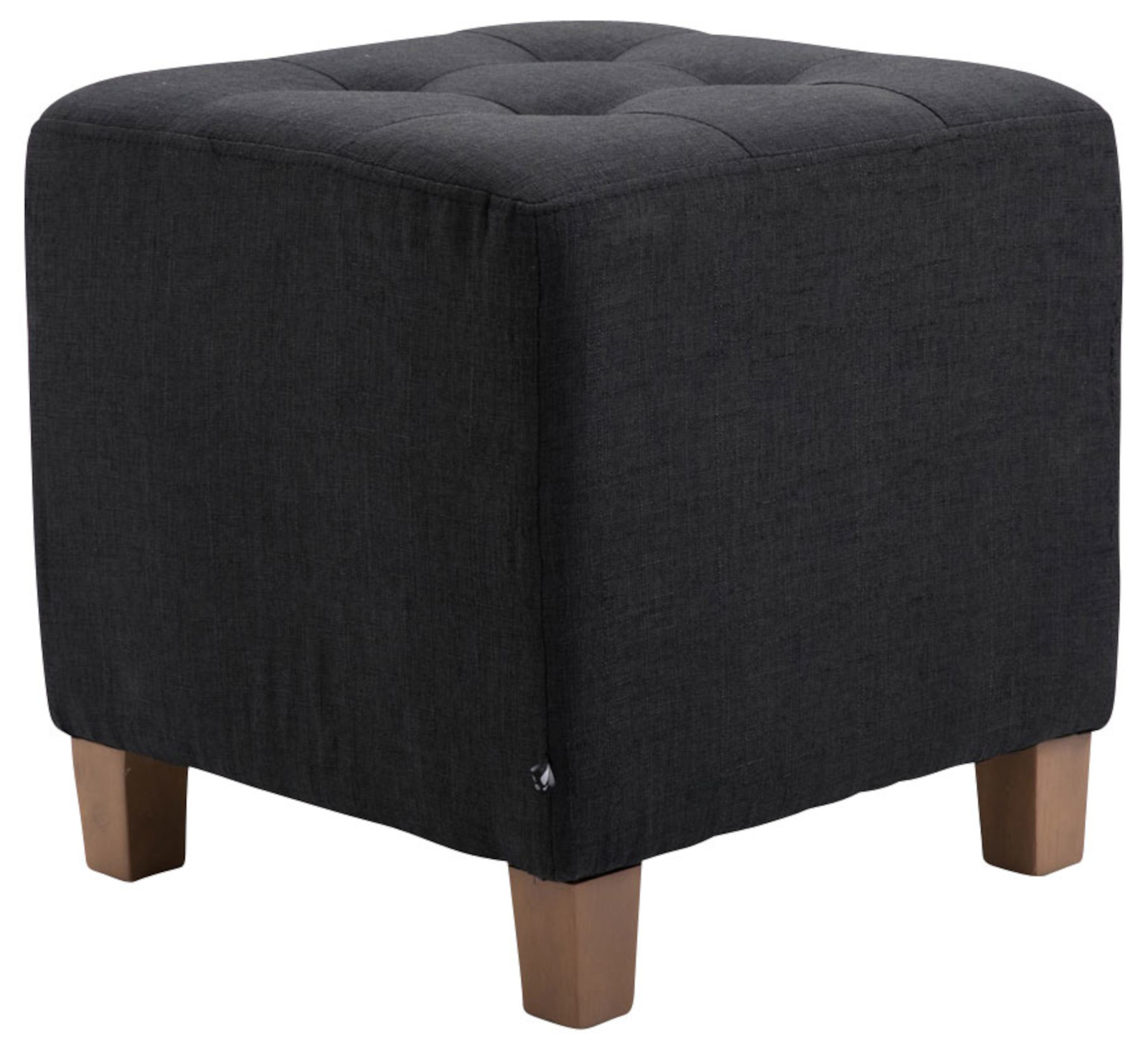 2er Set Sitzhocker Pharao, antik-hell, schwarz