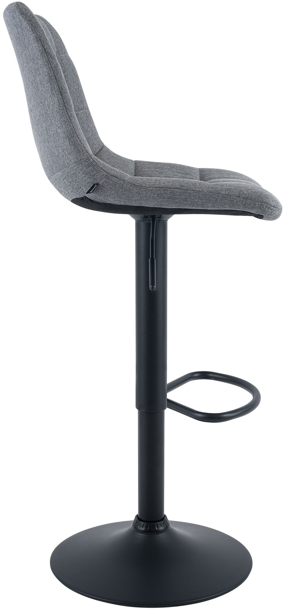 2er Set Barhocker Mapun Stoff, grau