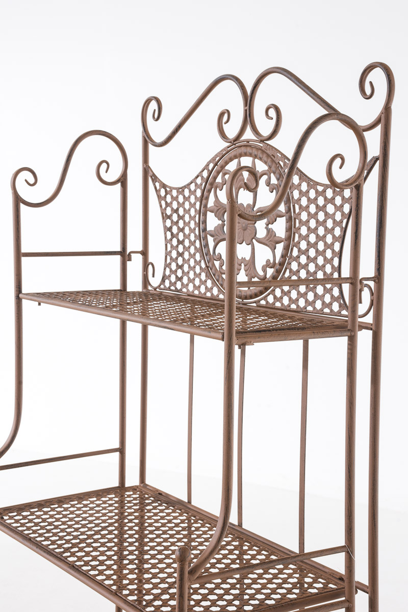 Standregal Anika, antik braun