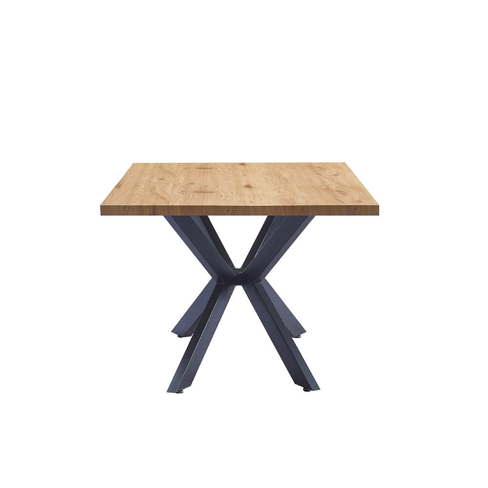 Esstisch Eckig AVENCIA inkl. Sternfuß - 200 x 120 cm Light Oak