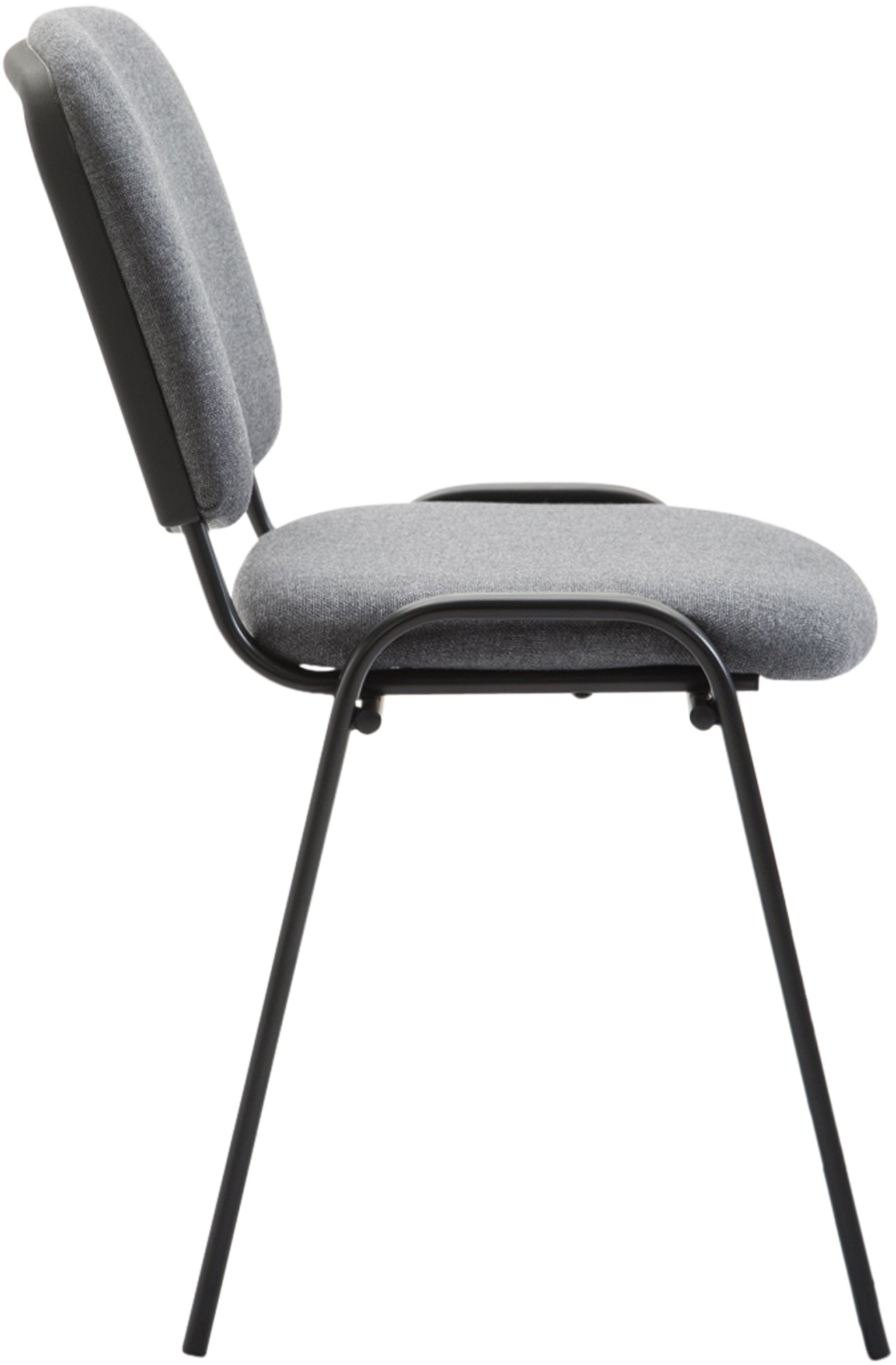 Besucherstuhl Ken V2 Stoff, grau