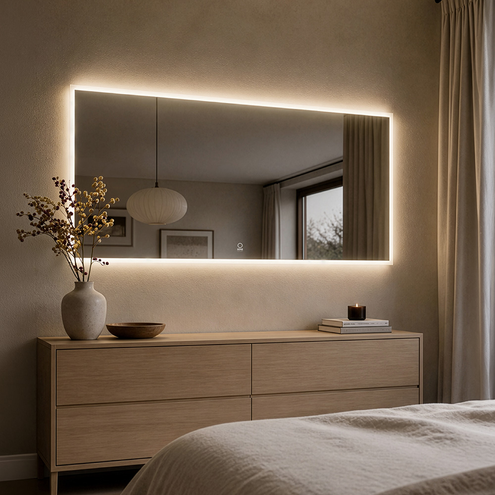 LED-Spiegel Rechteckig NOLA – 160 x 70 cm