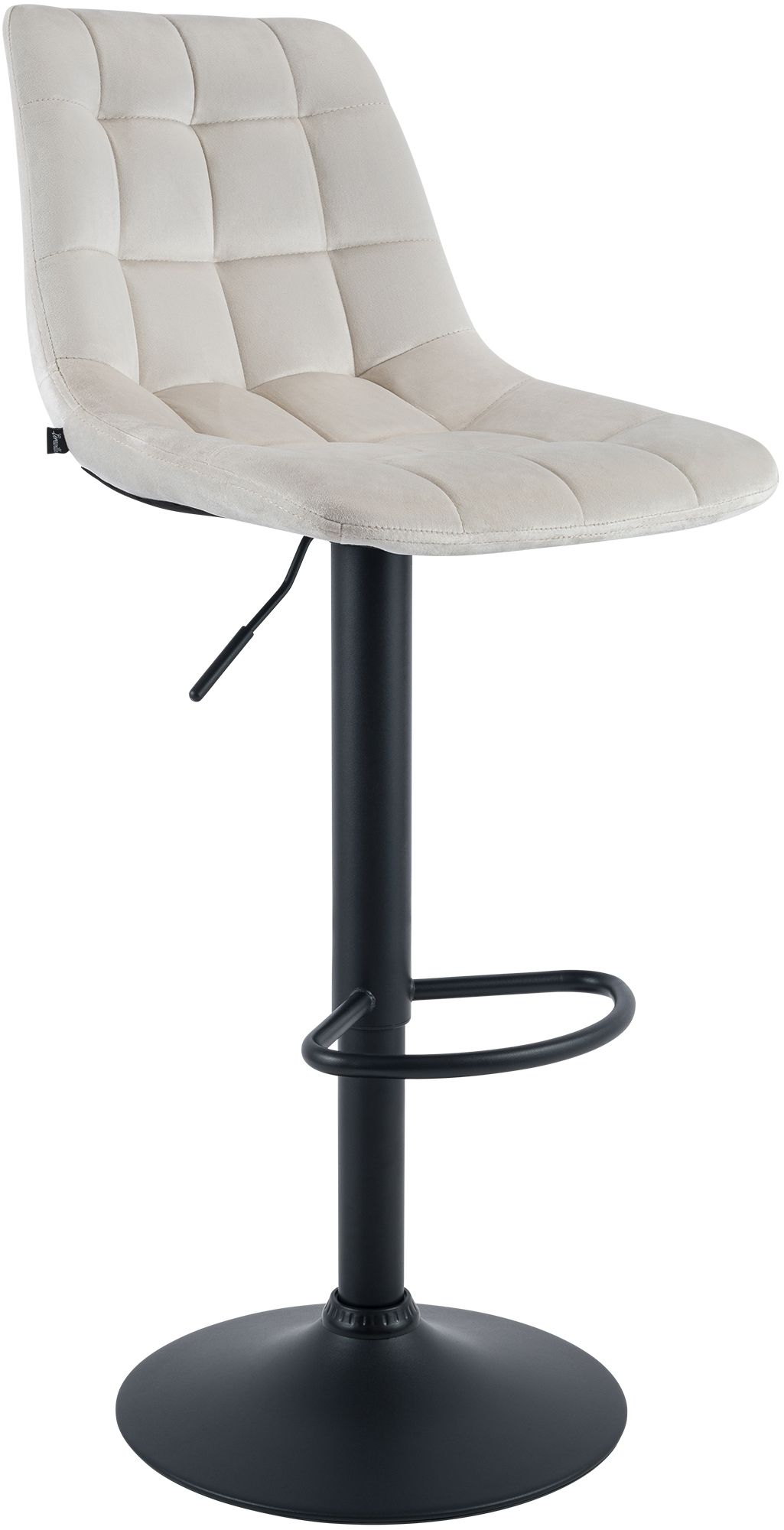 Barhocker Mapun Samt, creme
