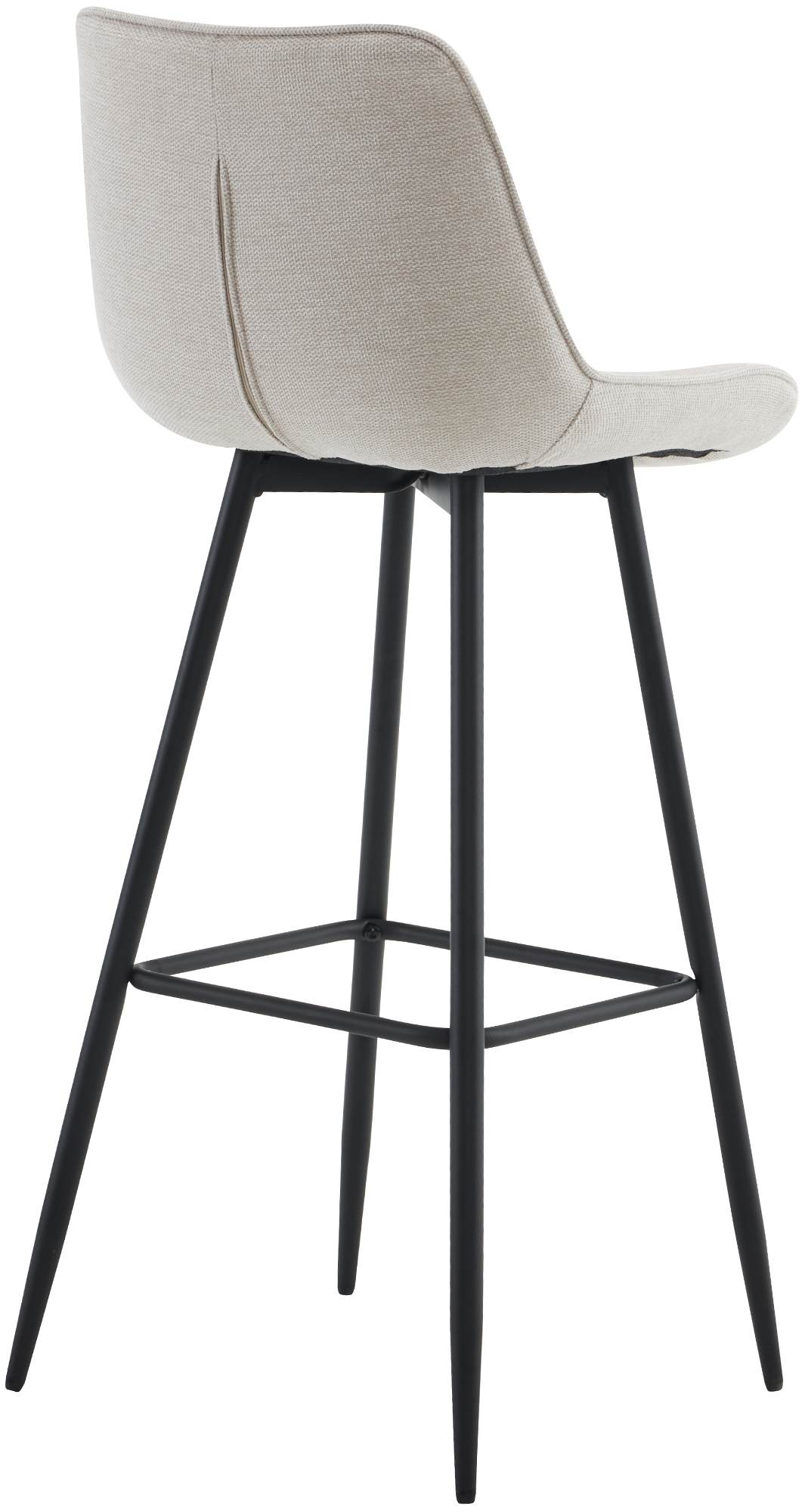 2er Set Barhocker Dartford Stoff, creme