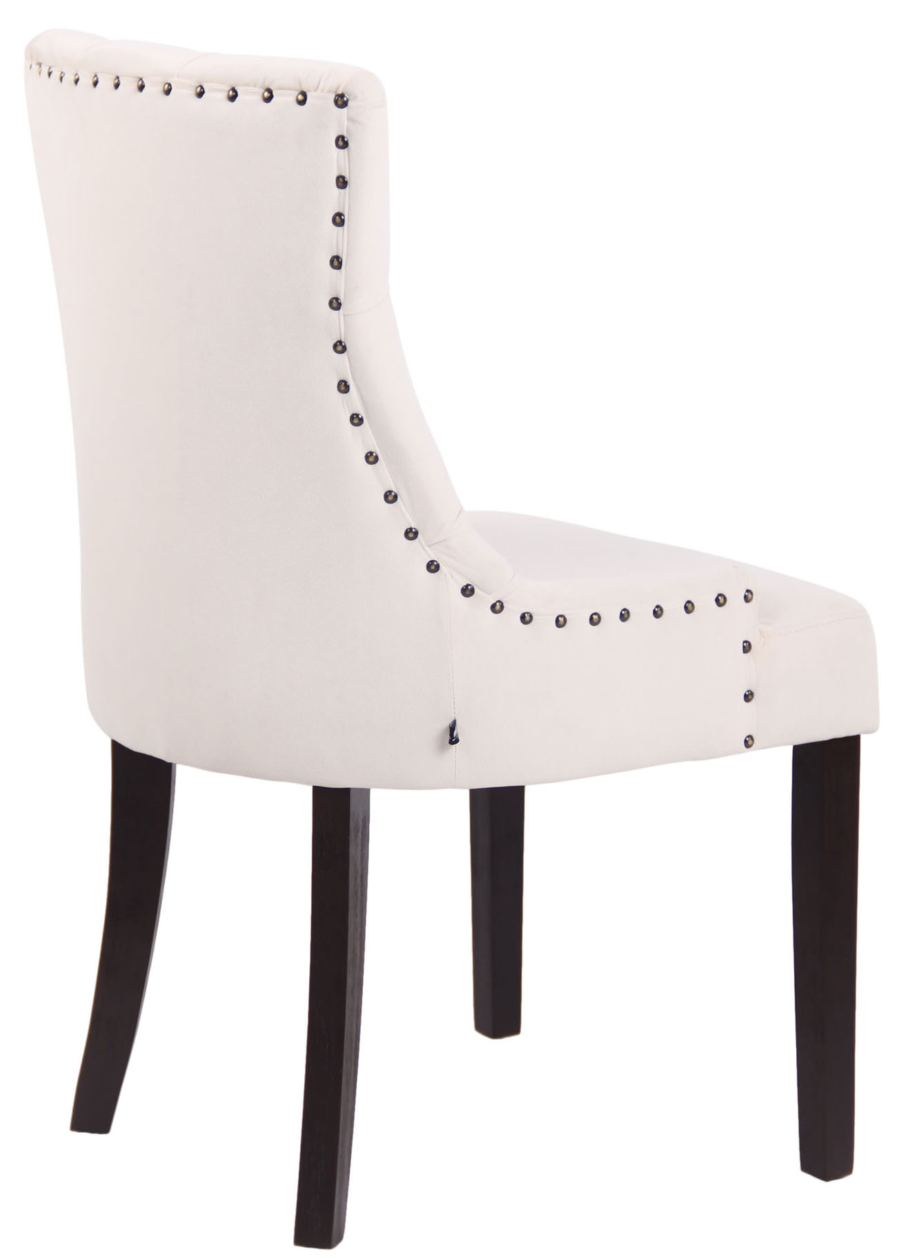 Esszimmerstuhl Aberdeen Samt antik, creme