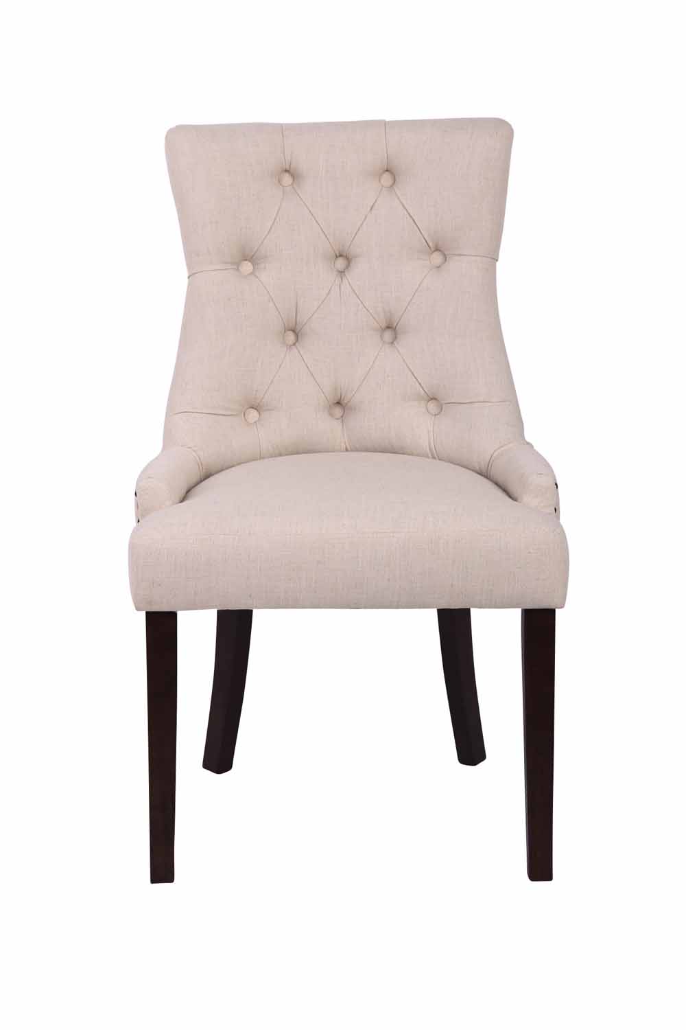 2er Set Esszimmerstuhl Aberdeen Stoff antik, creme
