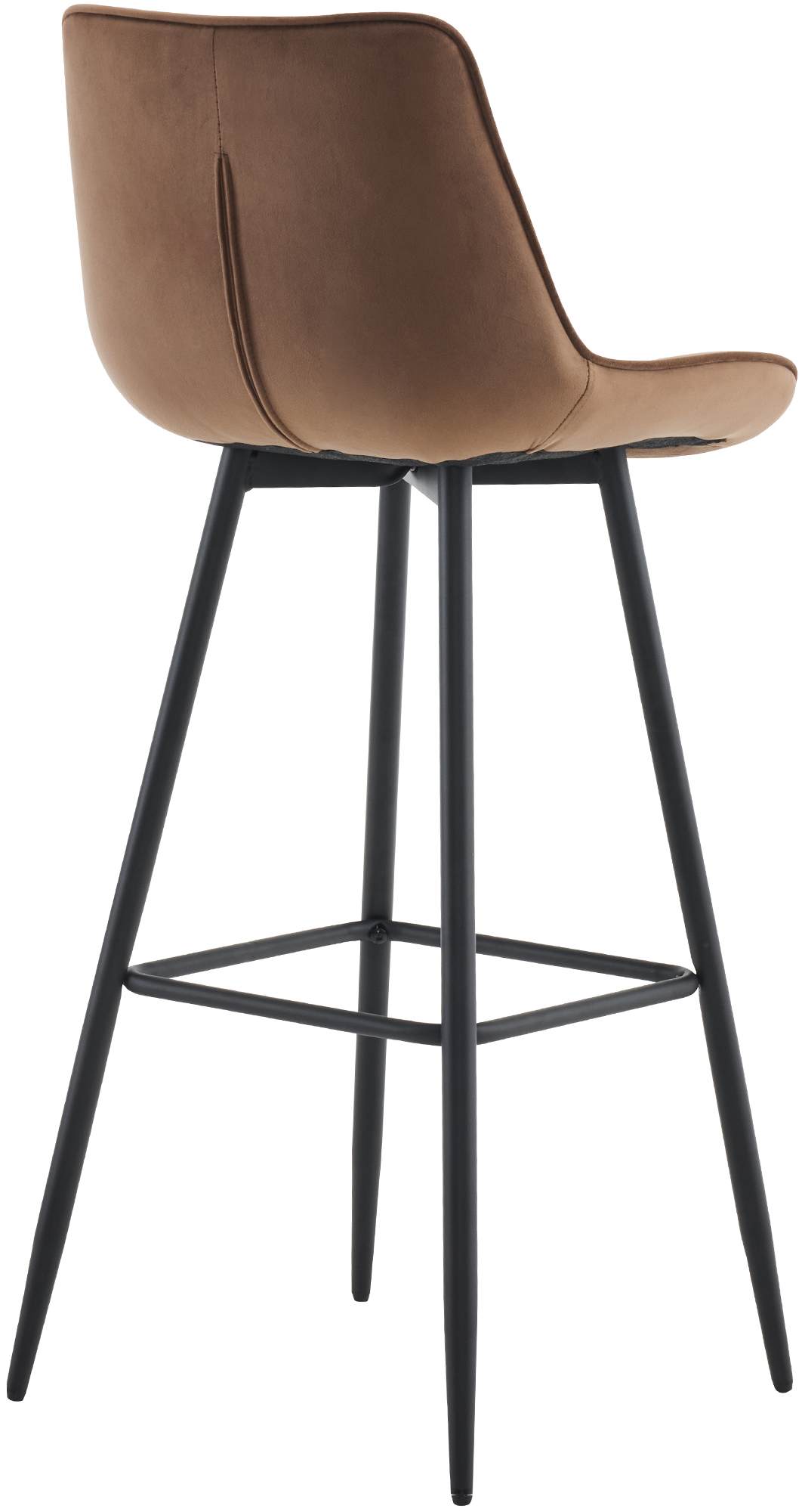 Barhocker Dartford Samt, braun