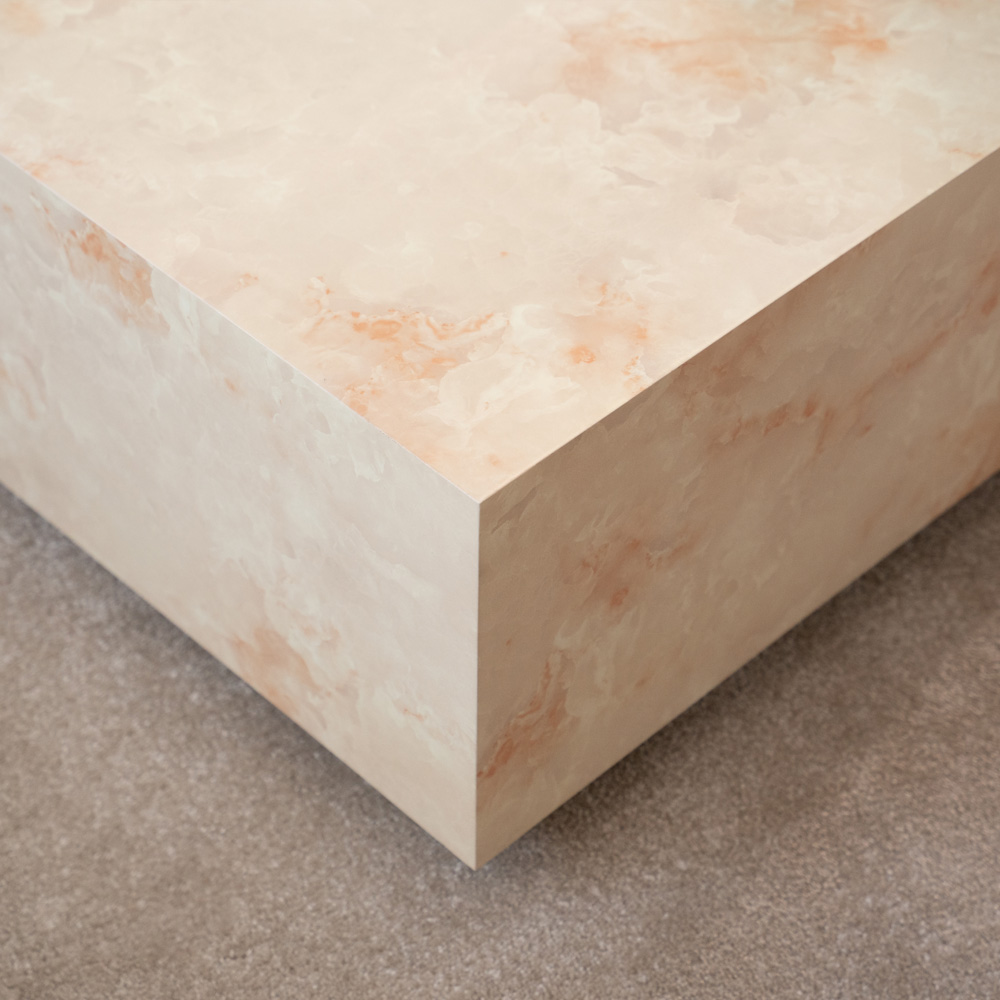 Couchtisch Marmor AMIRI XXL - 120 x 80 cm Sandstein