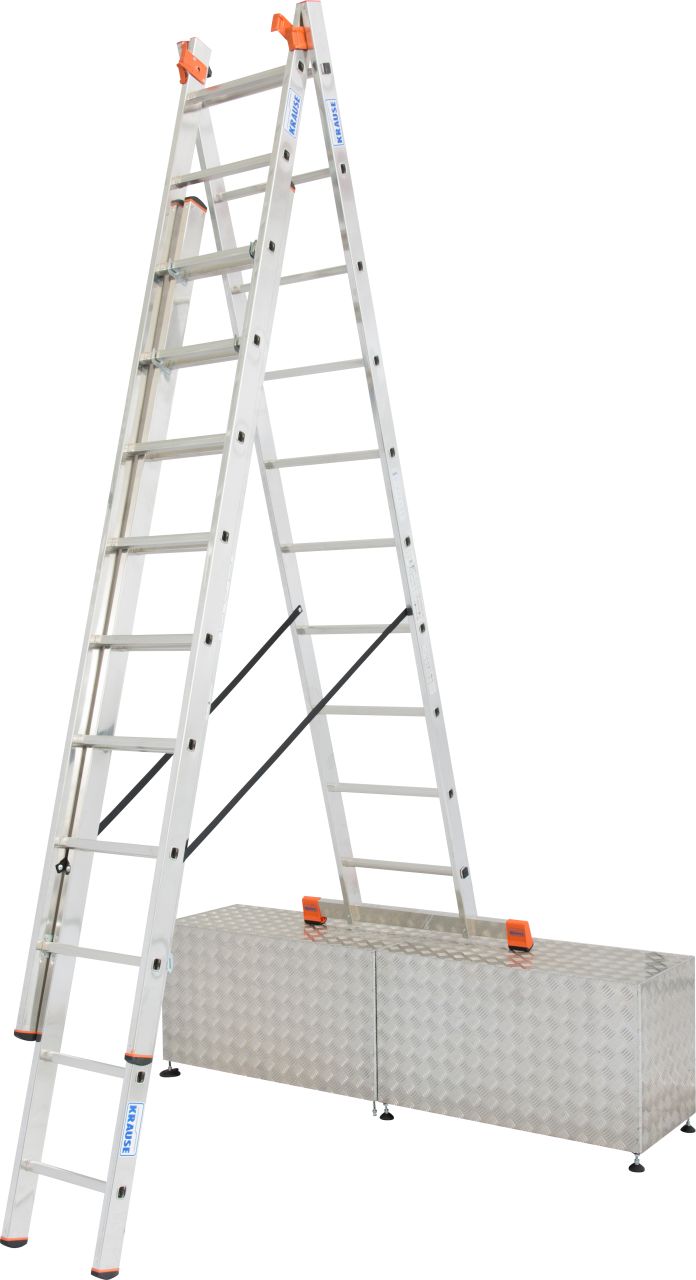 MONTO Sprossen-Vielzweckleiter Tribilo, treppengängig 3x10 Sprossen