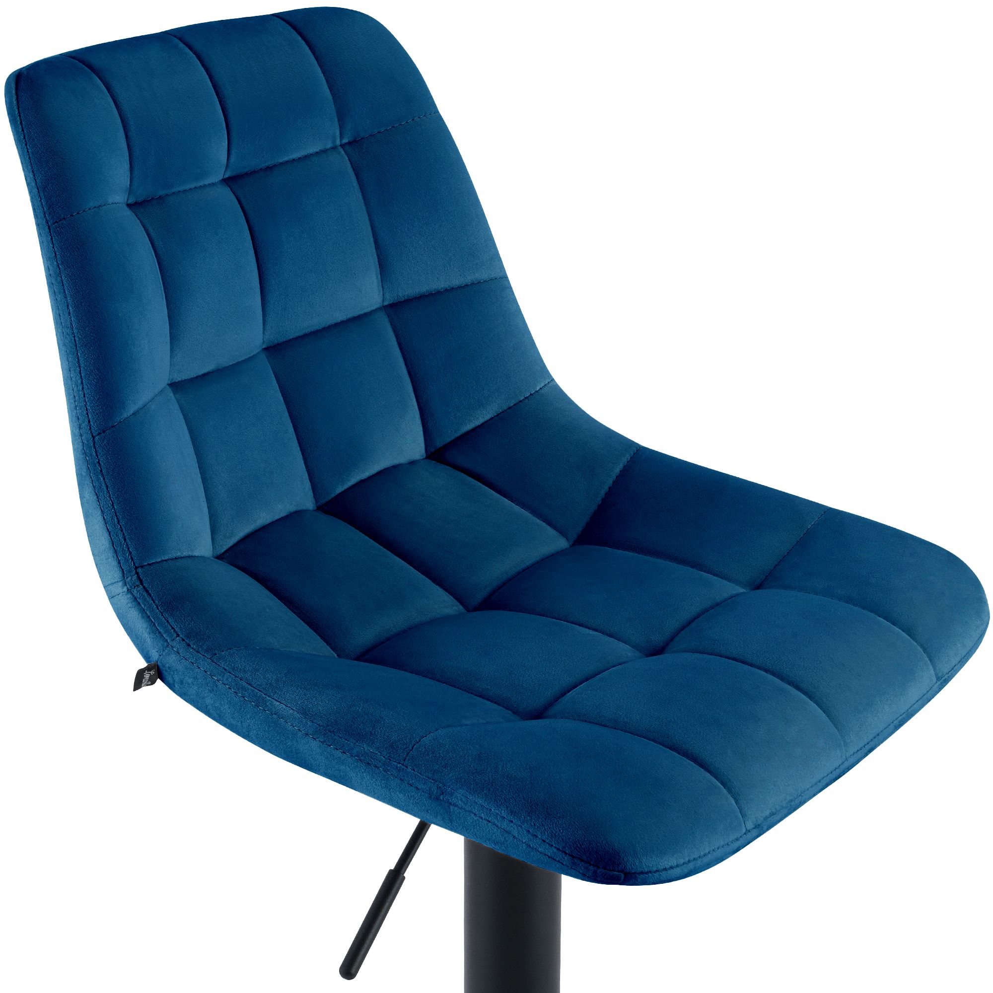 Barhocker Mapun Samt, blau