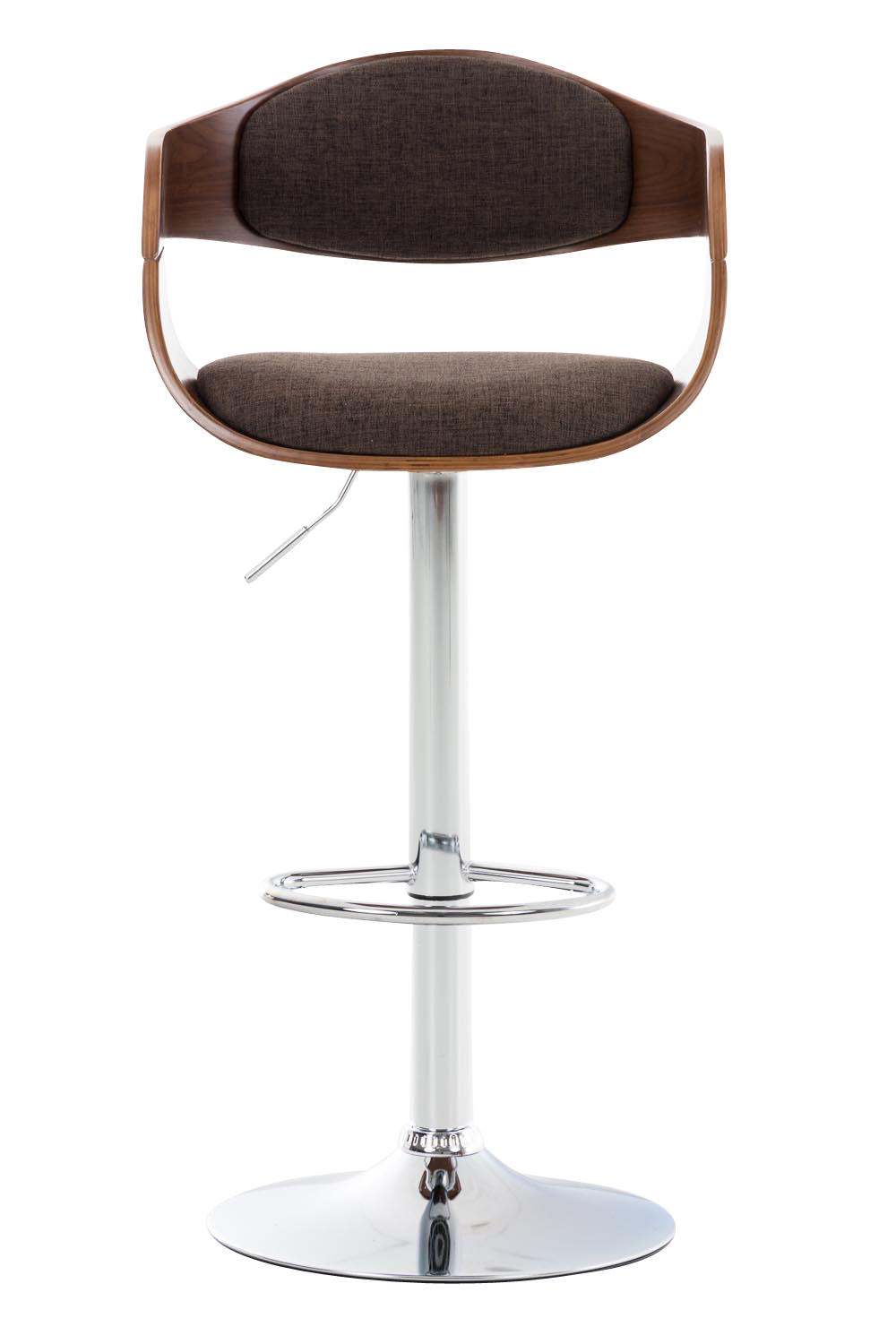 Barhocker Kingston C Stoff, walnuss/braun