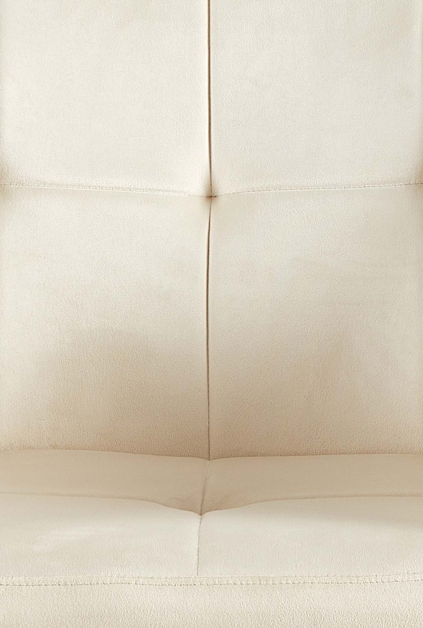 Besucherstuhl Emia Samt, creme