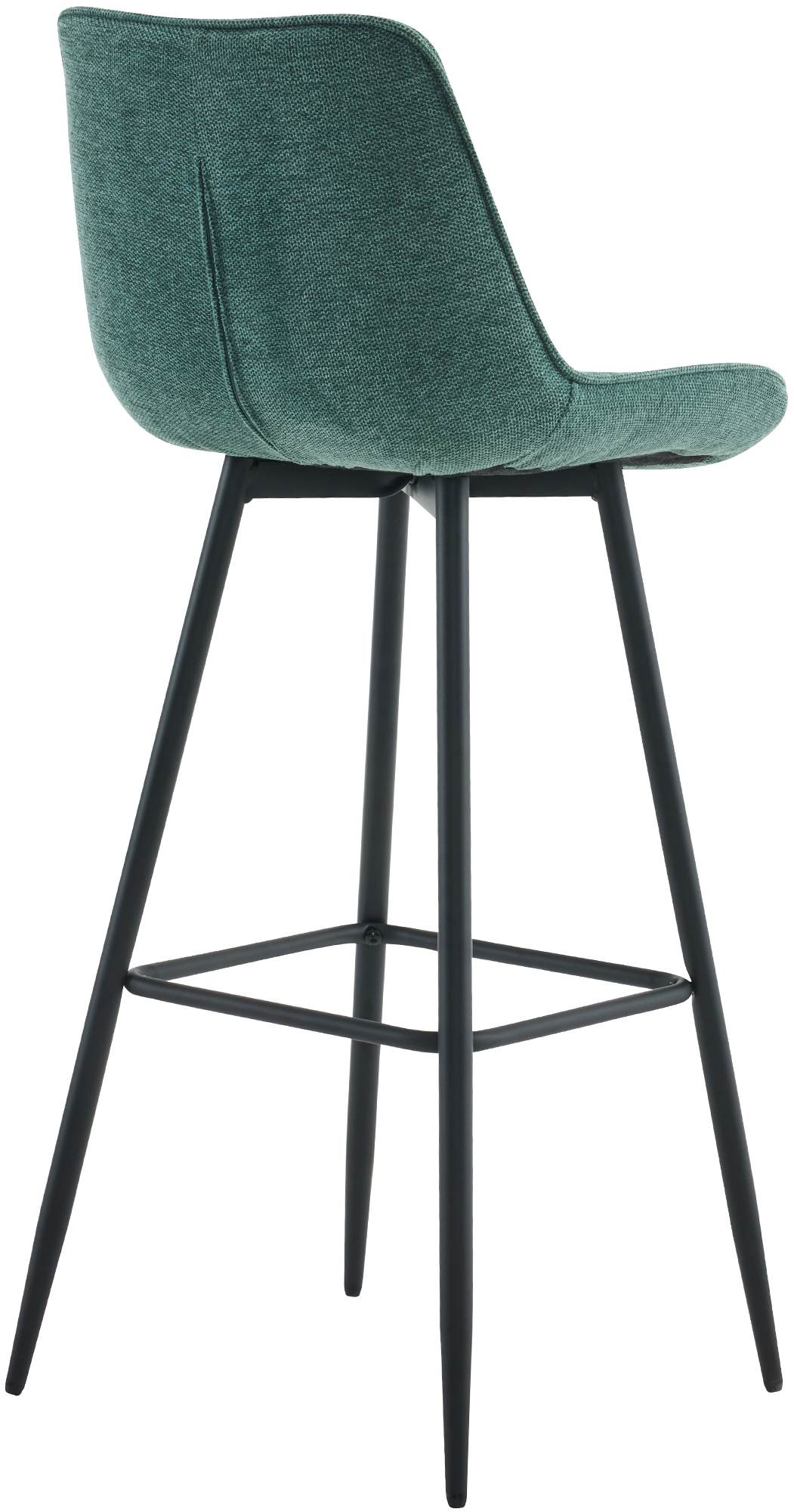 2er Set Barhocker Dartford Stoff, grün