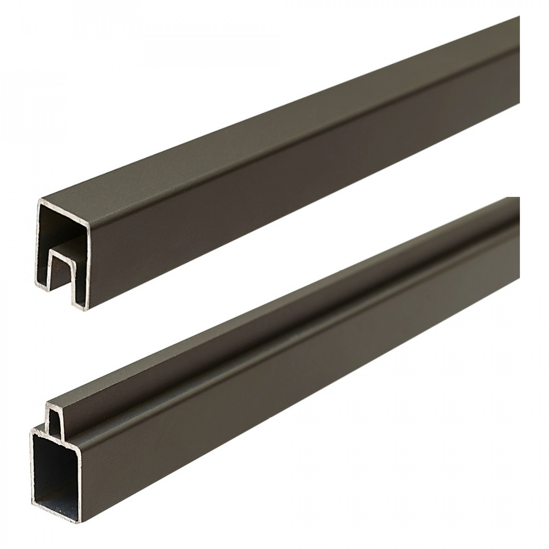 Aluminium-Abschlussleisten Start & Abschluss Set, ANTHRAZIT, 32/25 x 20 x 1800 mm, Aluminium