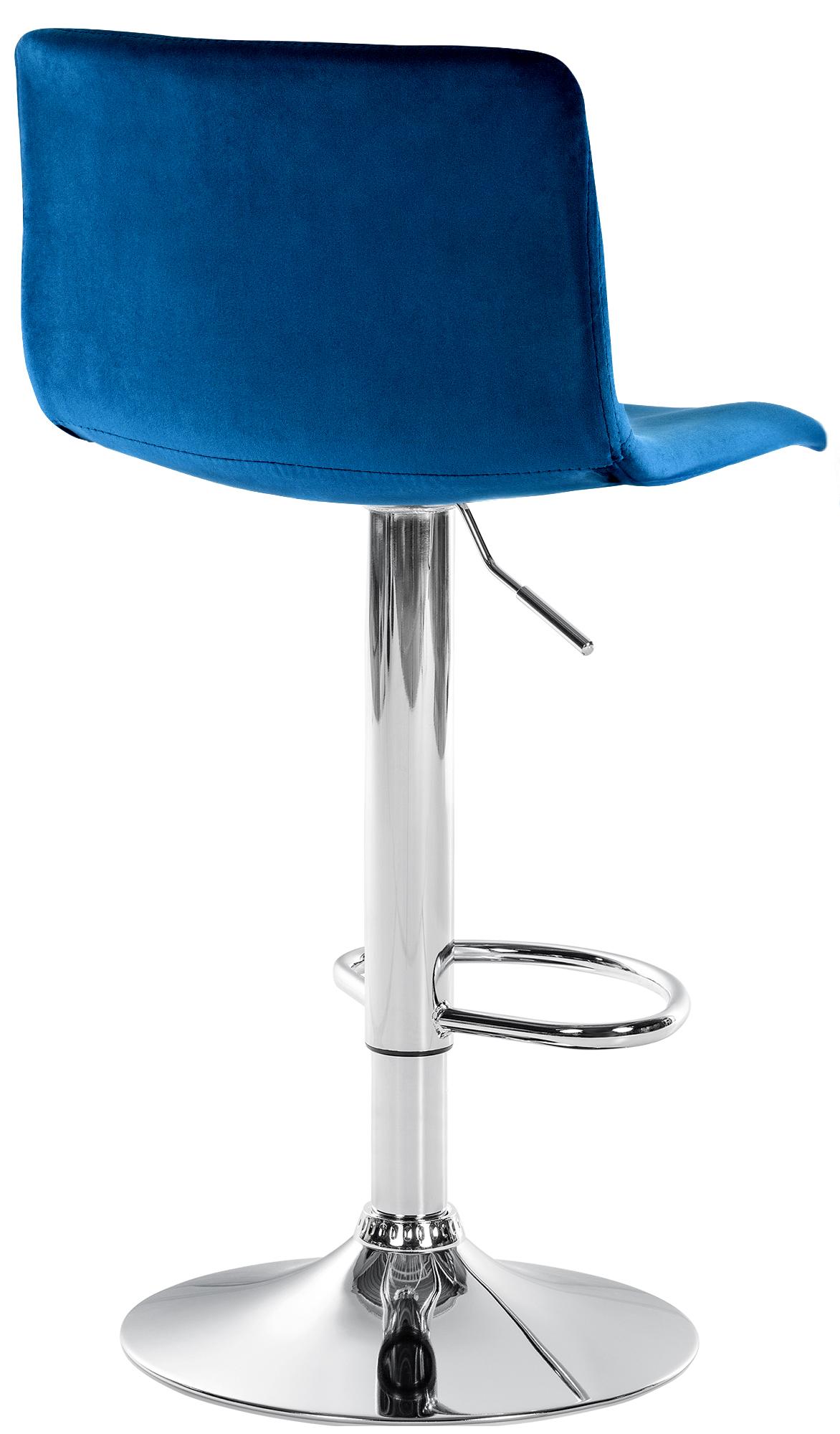 Barhocker Hoover Samt C, blau