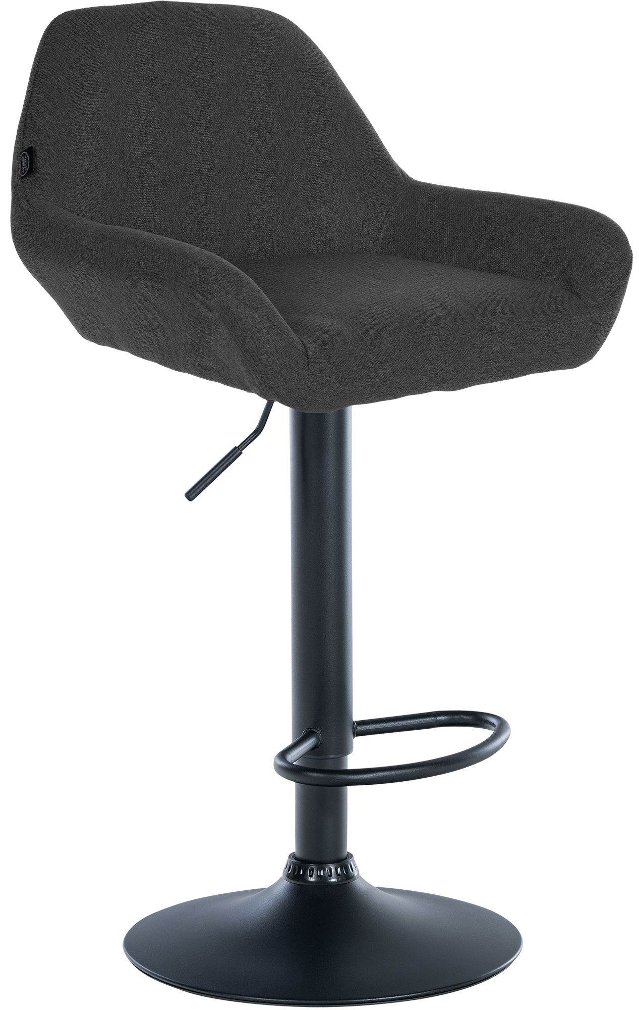 Barhocker Braga Stoff B, dunkelgrau