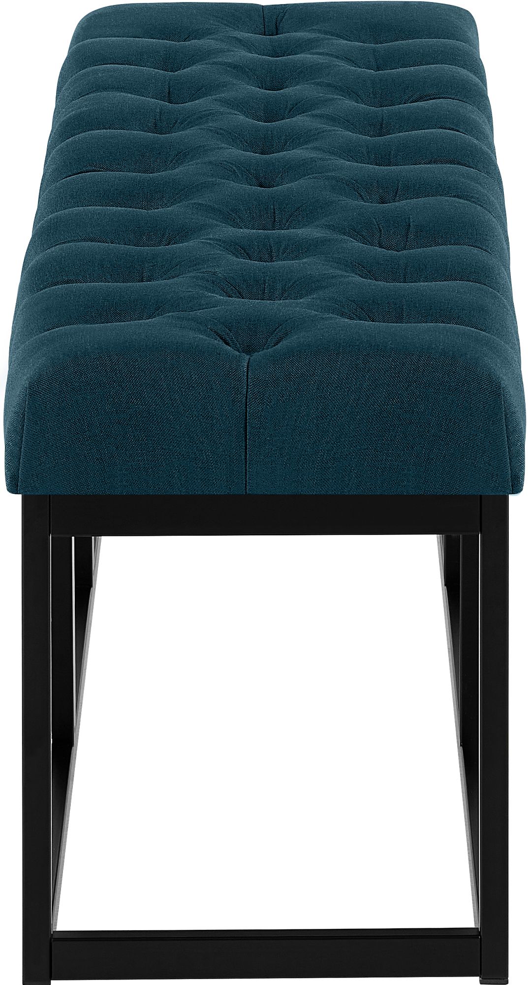 Sitzbank Amun Stoff Schwarz 150 cm, blau