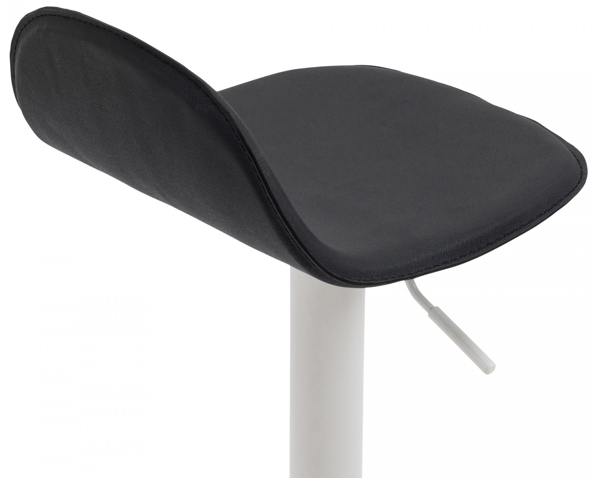 2er Set Barhocker Lana V2 weiß, schwarz
