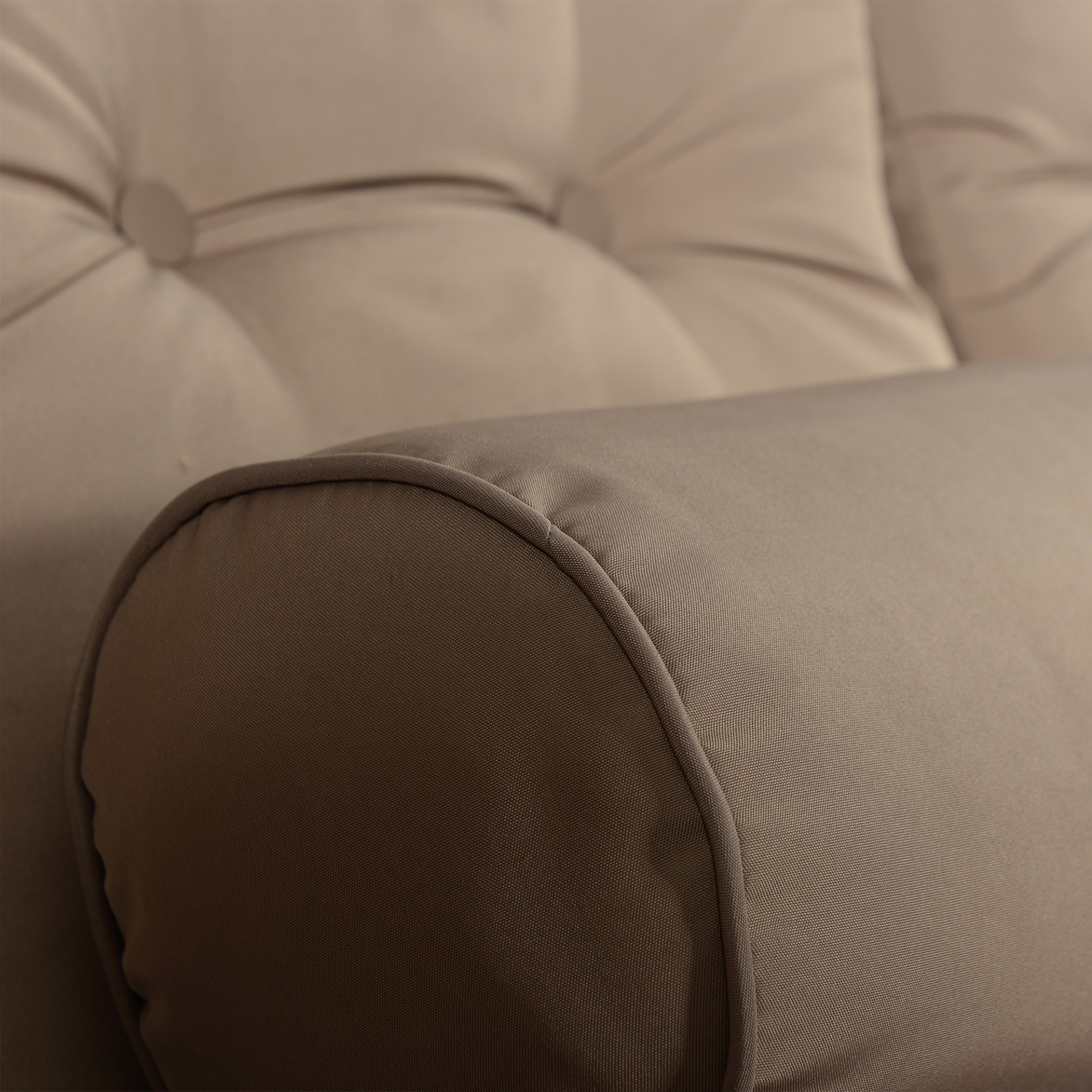 Hollywoodschaukel 3-Sitzer DESCANSO - 115 x 198 cm Beige