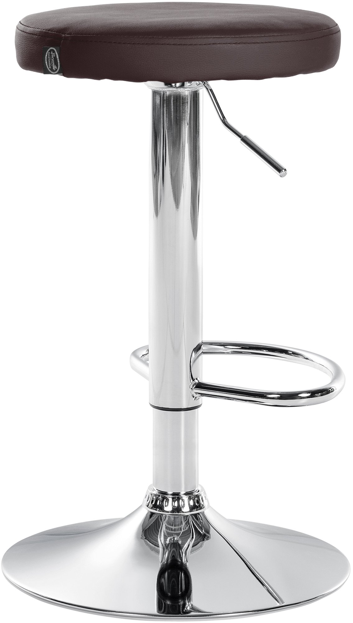 Barhocker Ponte Kunstleder chrom, braun