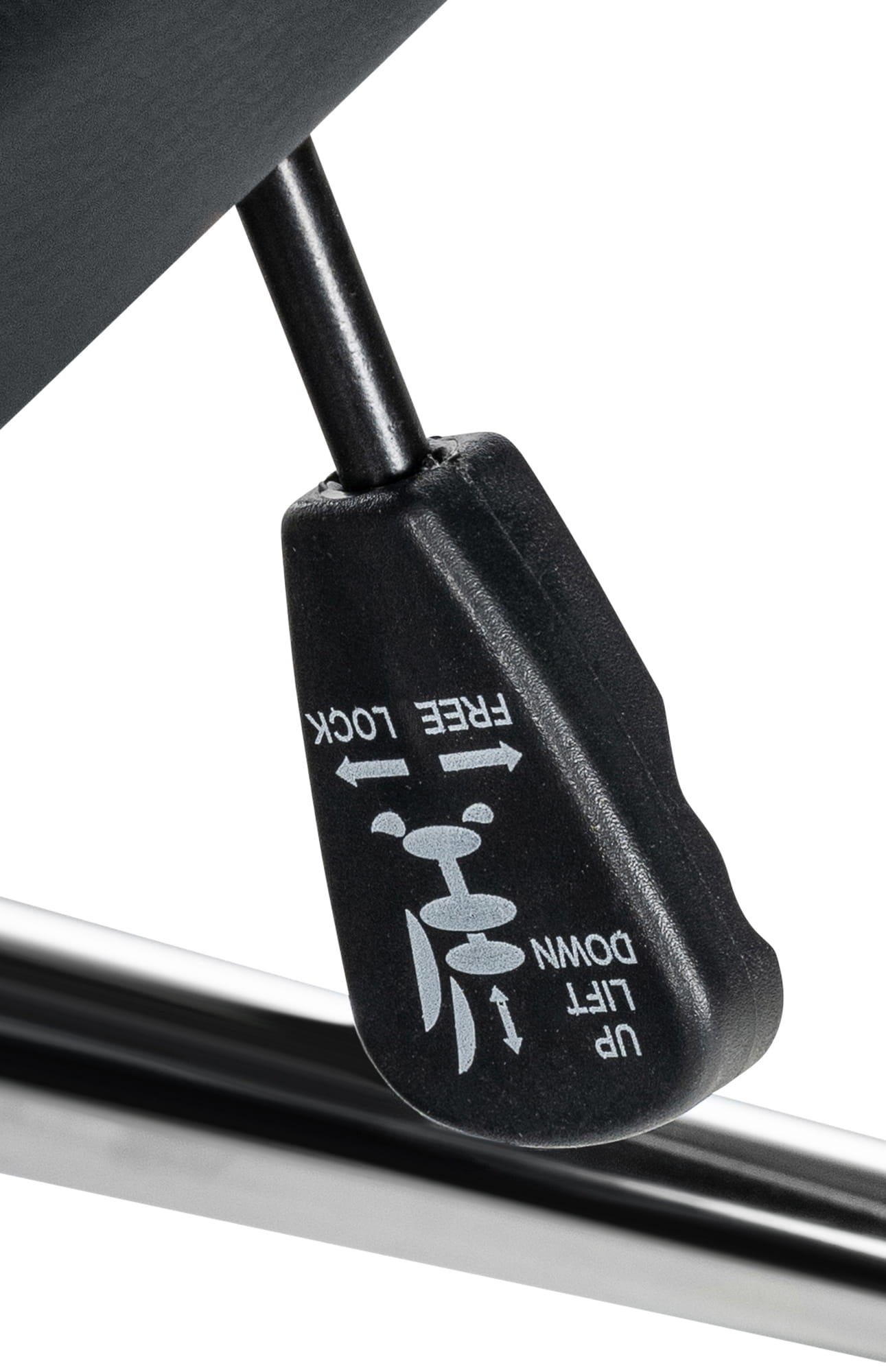 Bürostuhl Mollis Echtleder, schwarz