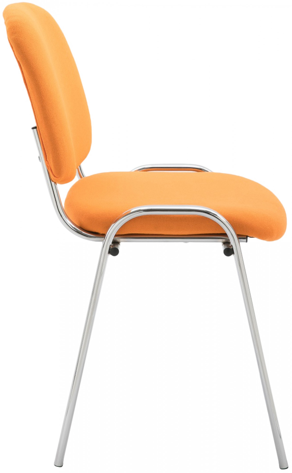 Besucherstuhl Ken C Stoff, orange