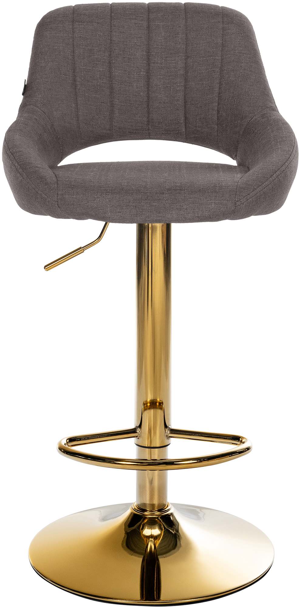 2er Set Barhocker Milet Stoff G, dunkelgrau