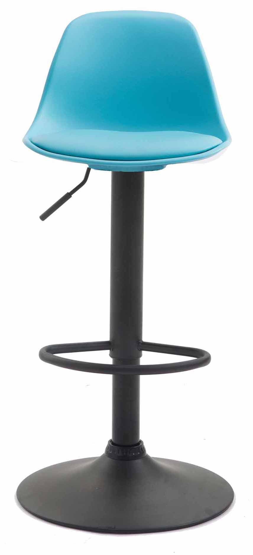 2er Set Barhocker Kiel Kunststoff schwarz, blau