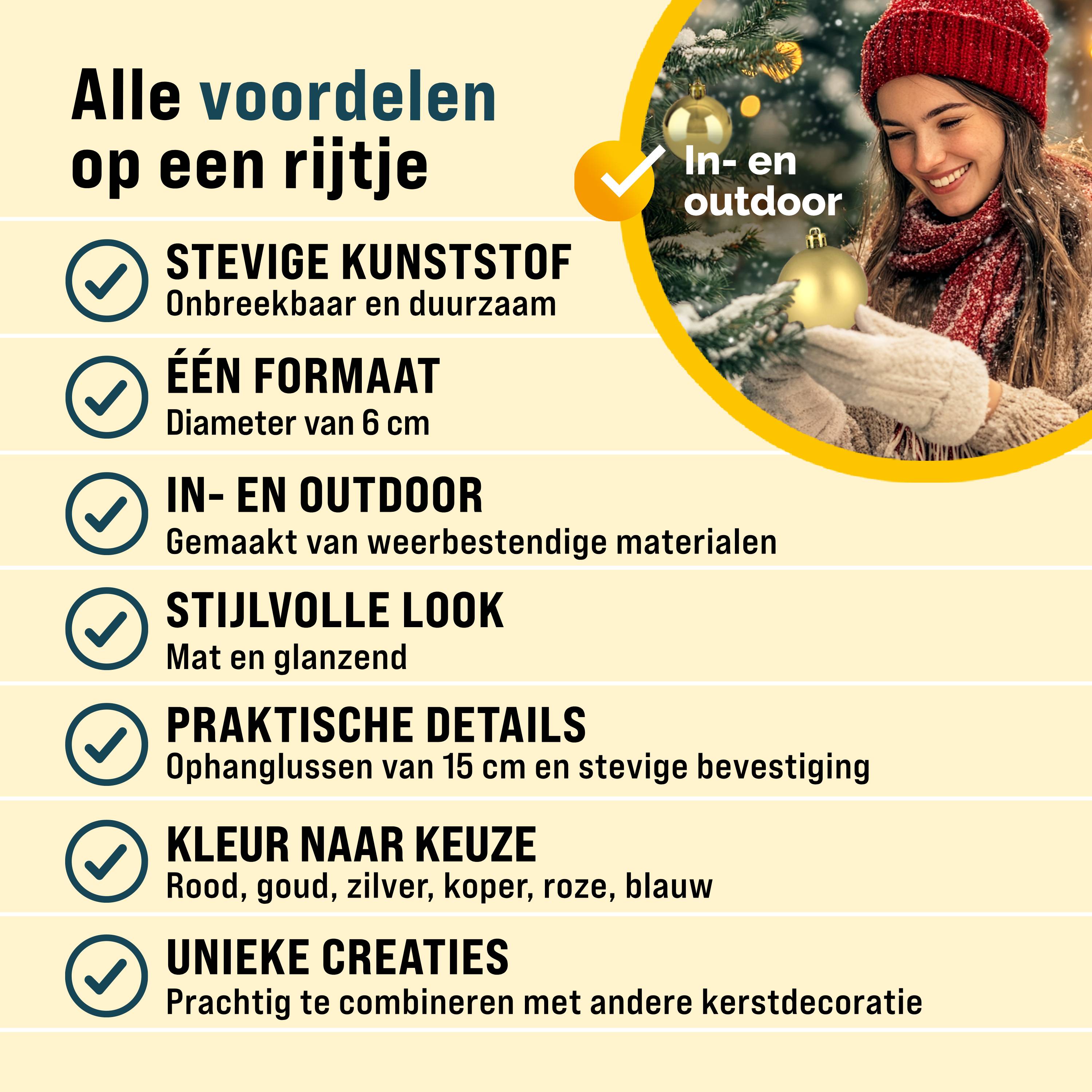 Weihnachtskugeln Gold 54-tlg in matt + glänzend