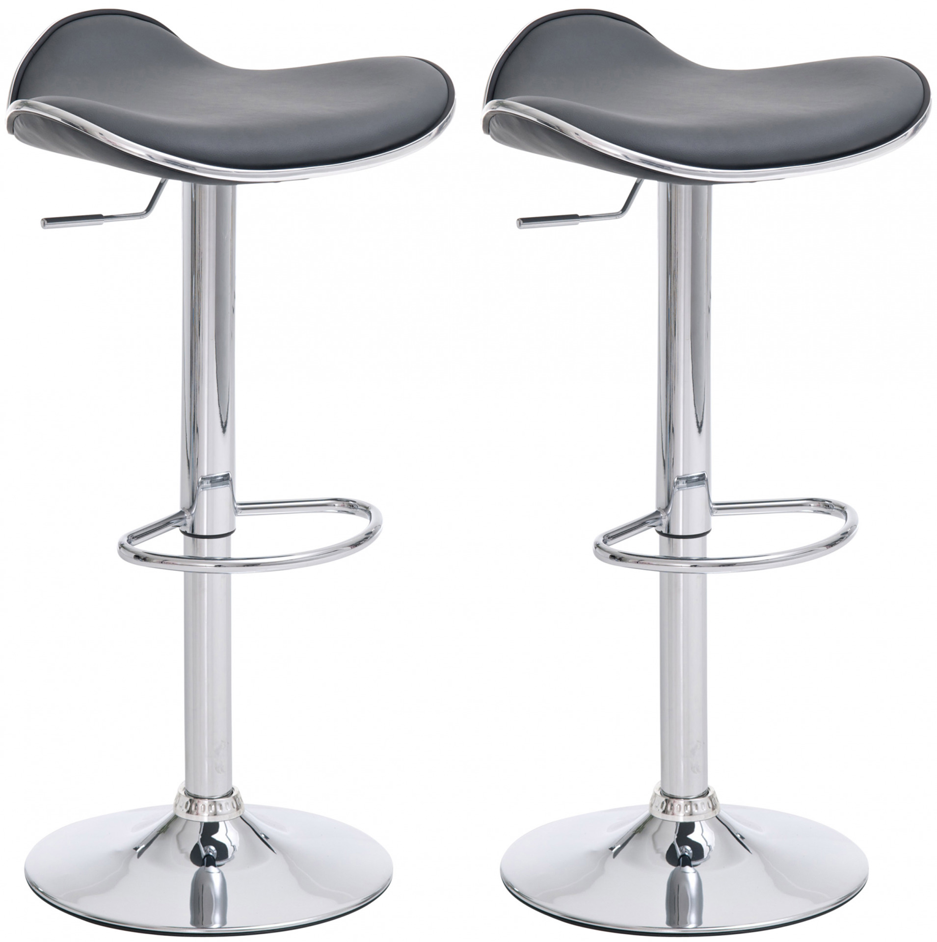 2er Set Barhocker Shanghai C, grau