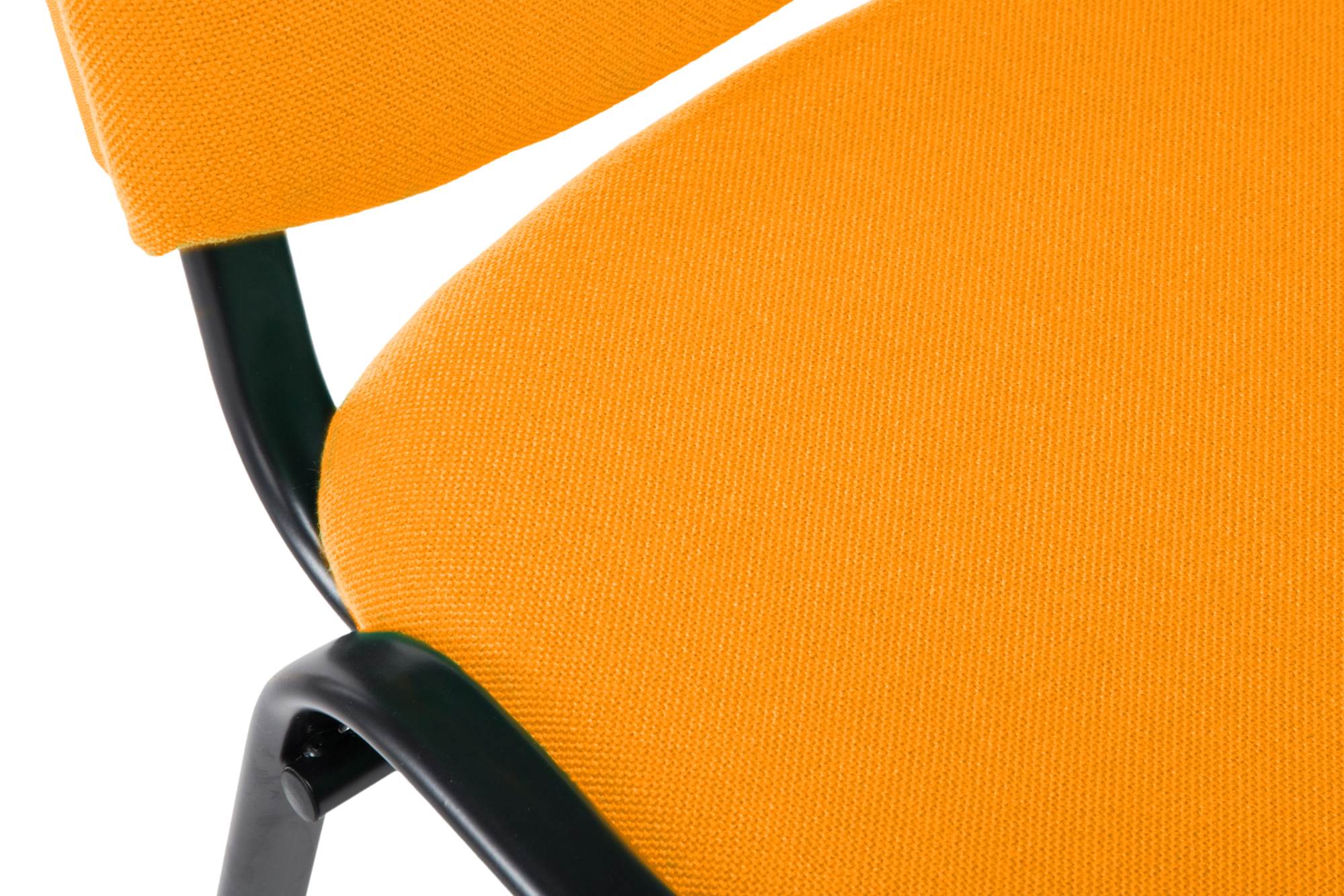Besucherstuhl Ken V2 Stoff, orange